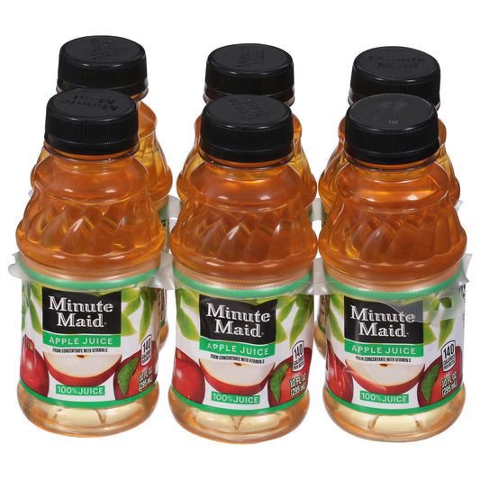 Minute Maid Apple 100% Juice 6 - 10 fl oz Bottles