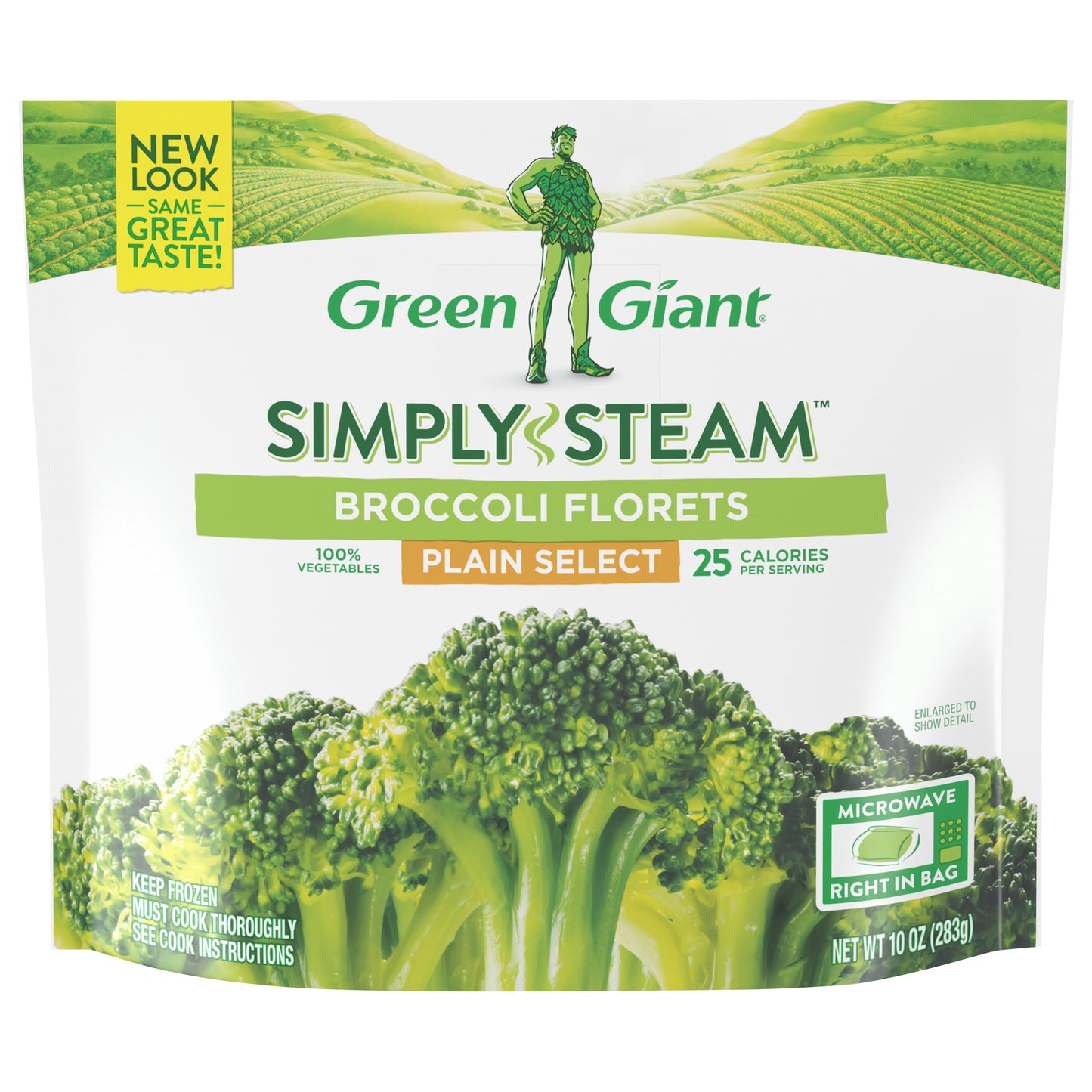 Green Giant® Simply Steam™ Plain Select Broccoli Florets 10 oz. Bag