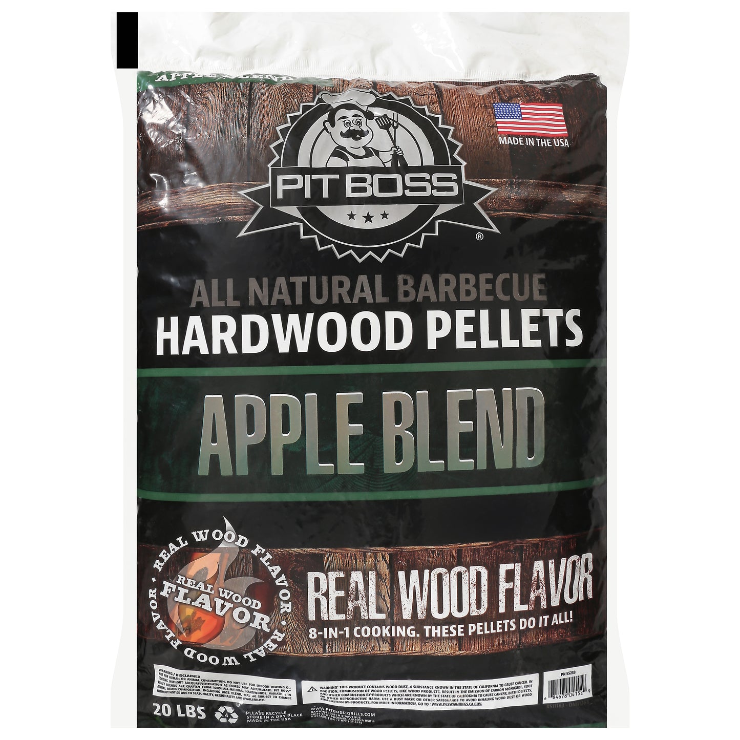 Pit Boss Apple Blend Hardwood Pellets 20 lb