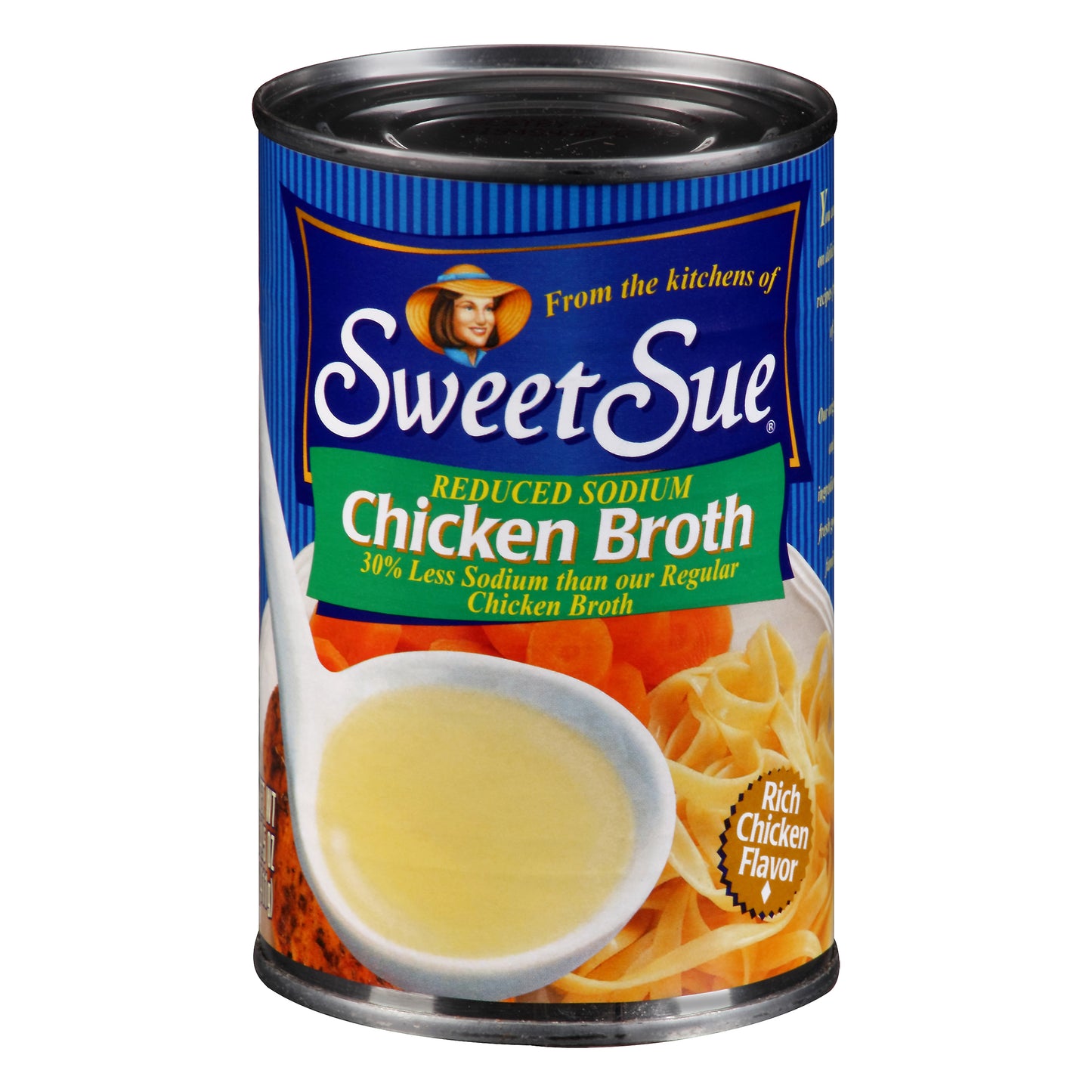 Sweet Sue® Reduced Sodium Chicken Broth 14.5 oz. Can