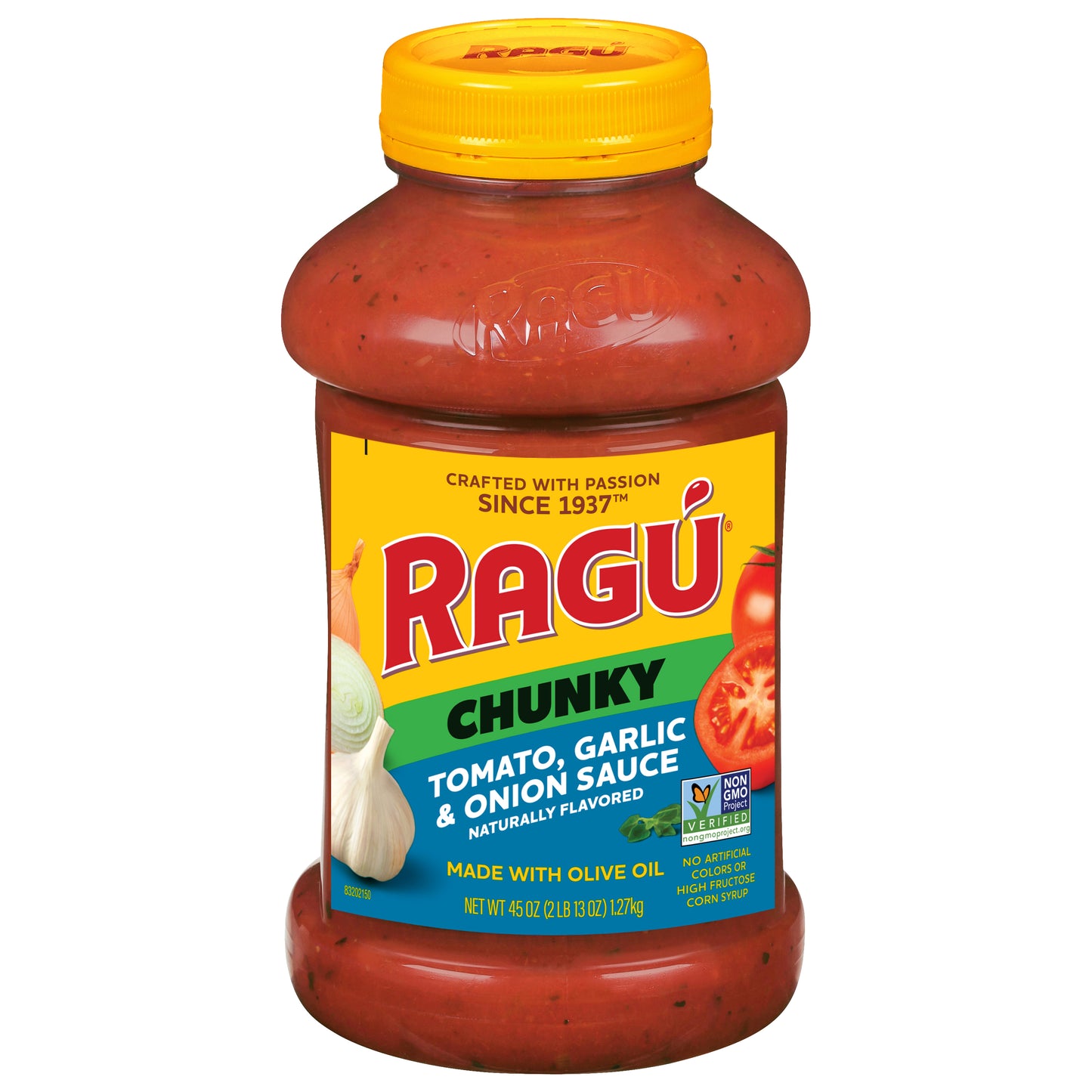 Ragu Chunky Tomato, Garlic & Onion Sauce 45 oz
