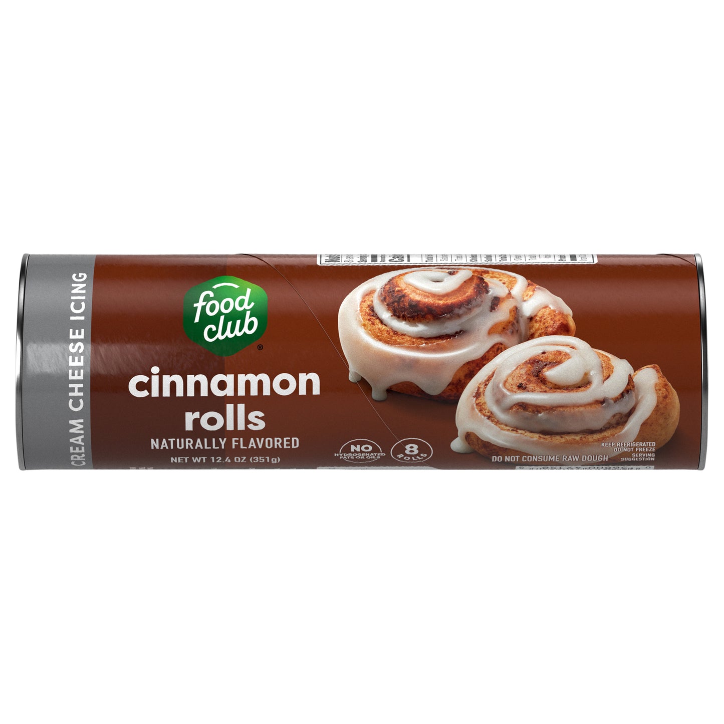 Food Club Cream Cheese Icing Cinnamon Rolls 8 ea