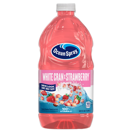 Ocean Spray 64oz White Cranberry Strawberry