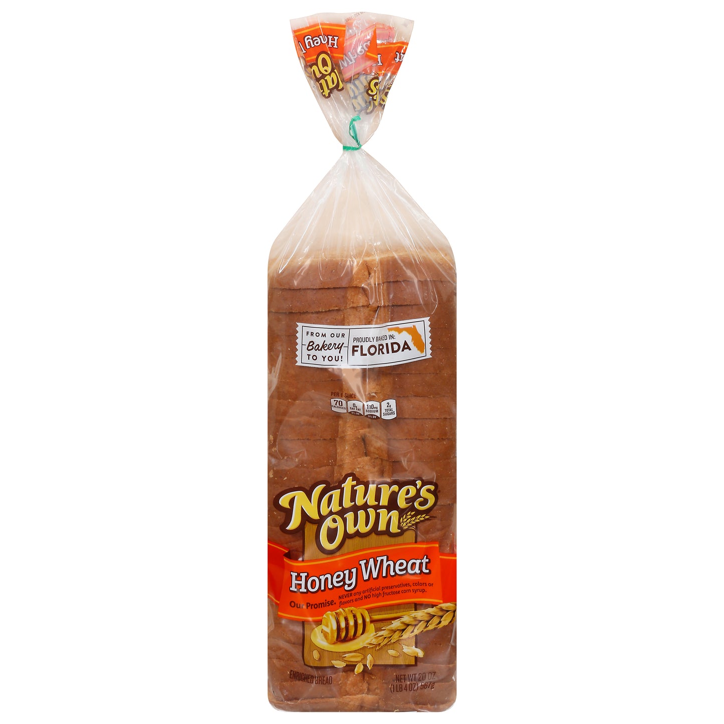 Nature's Own Honey Wheat Bread 20 oz