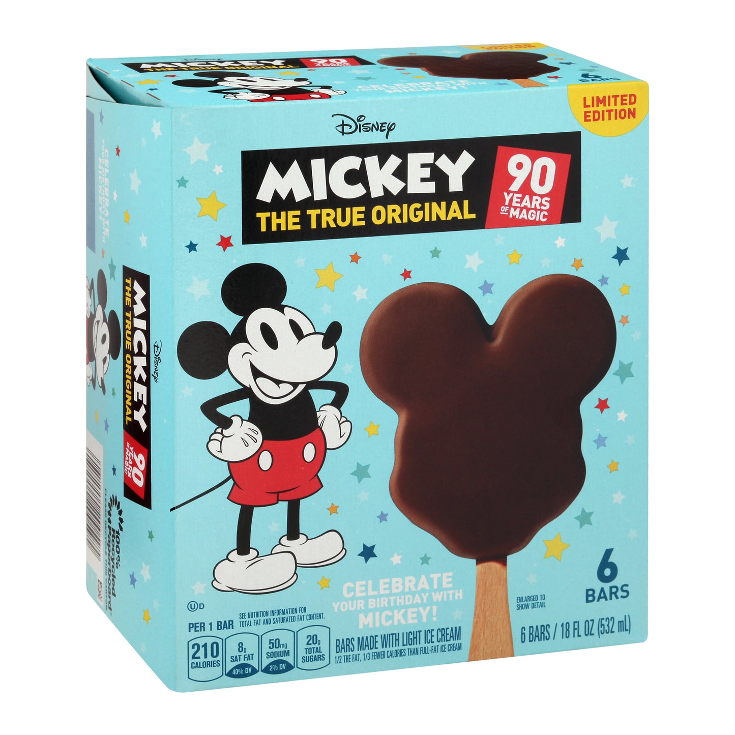 Mickey Ice Cream Bars 6 ea