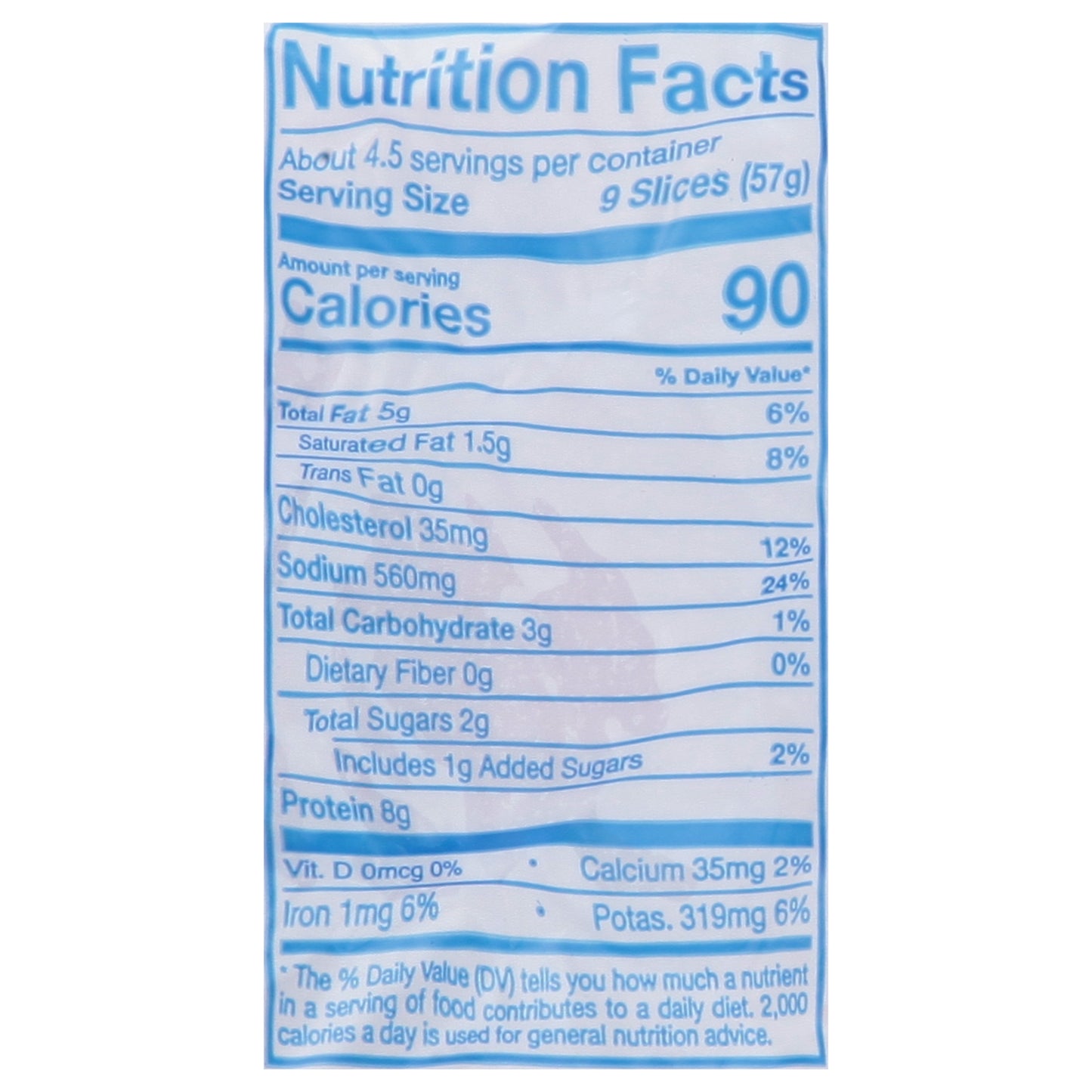 Land O'Frost DeliShaved Honey Turkey 9 oz