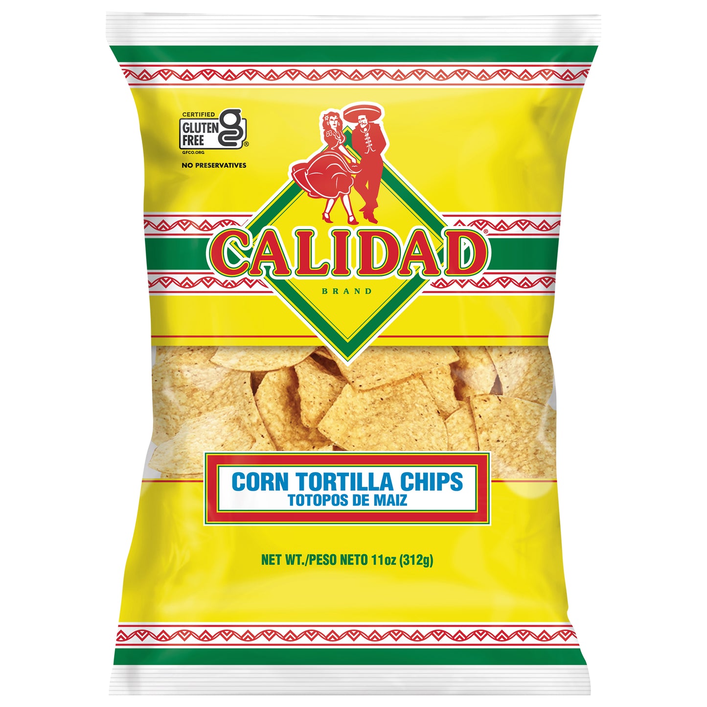 Calidad Corn Tortilla Chips, 11 oz