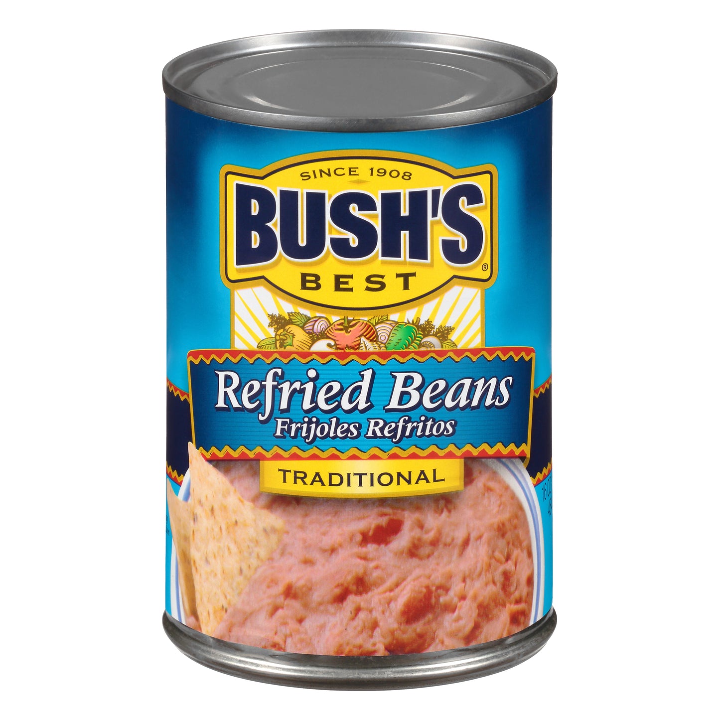 Bush's Best® Traditional Refried Beans 16 oz. Can