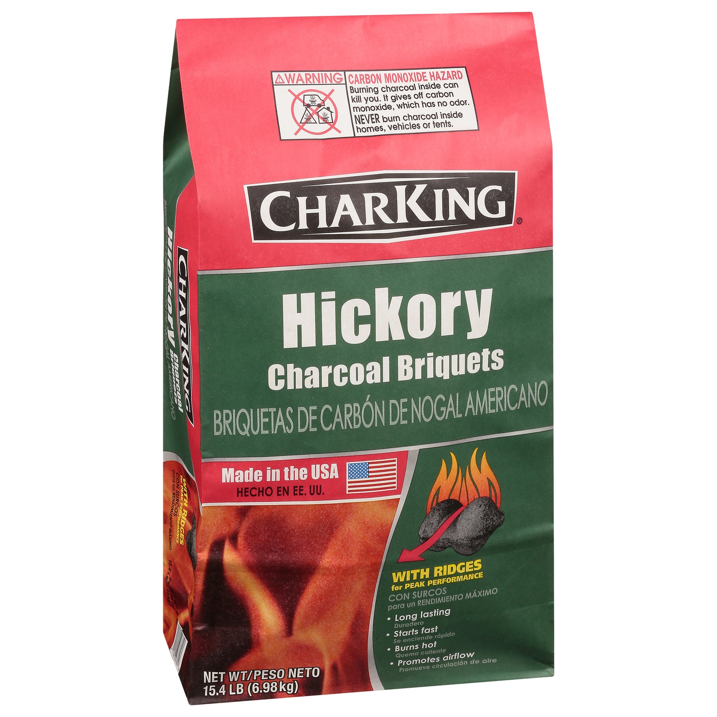 CharKing Hickory Charcoal Briquets 15.4 lb