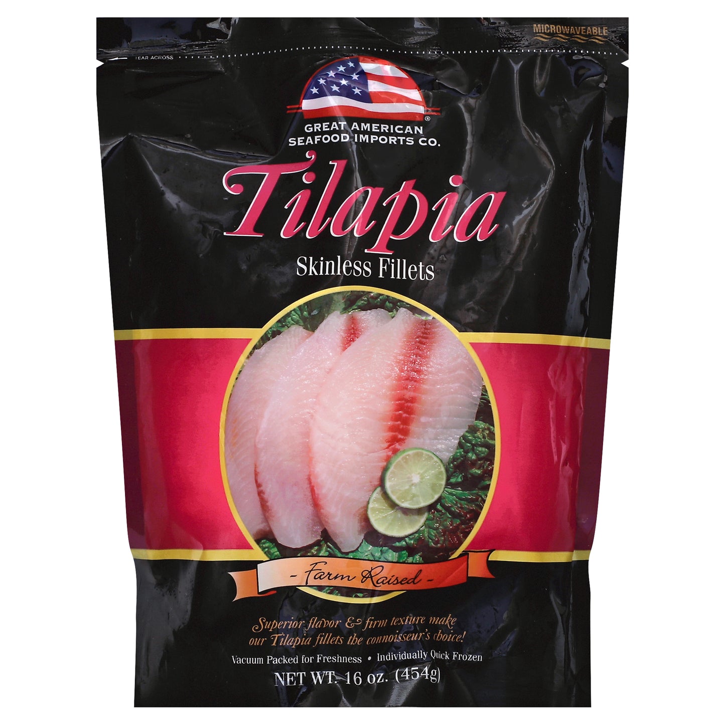 Great American Seafood Tilapia 16 oz