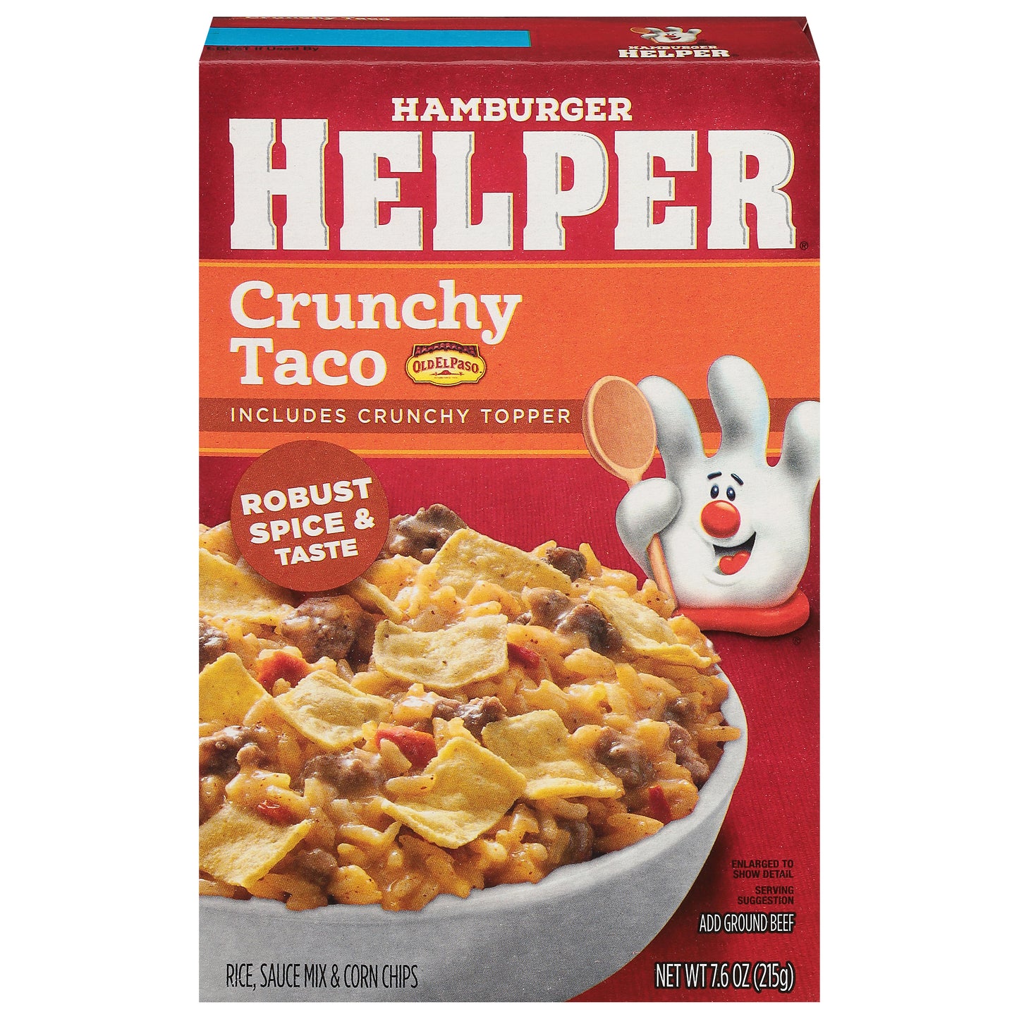 Hamburger Helper Crunchy Taco Rice Meal Kit 7.6 oz