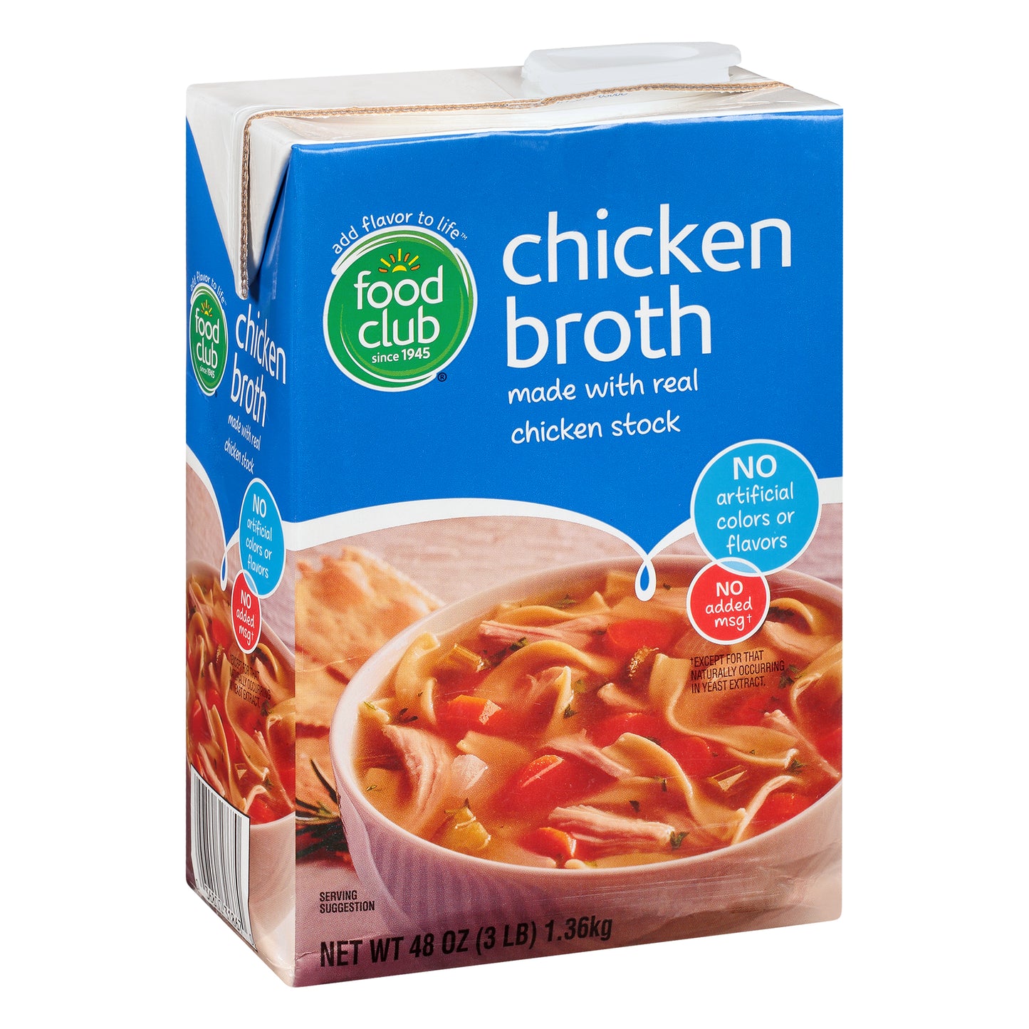 Food Club Chicken Broth 48 oz