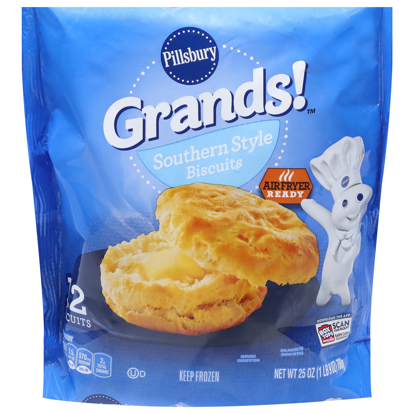 Pillsbury Grands! Southern Style Frozen Biscuits, 12 ct., 25 oz.