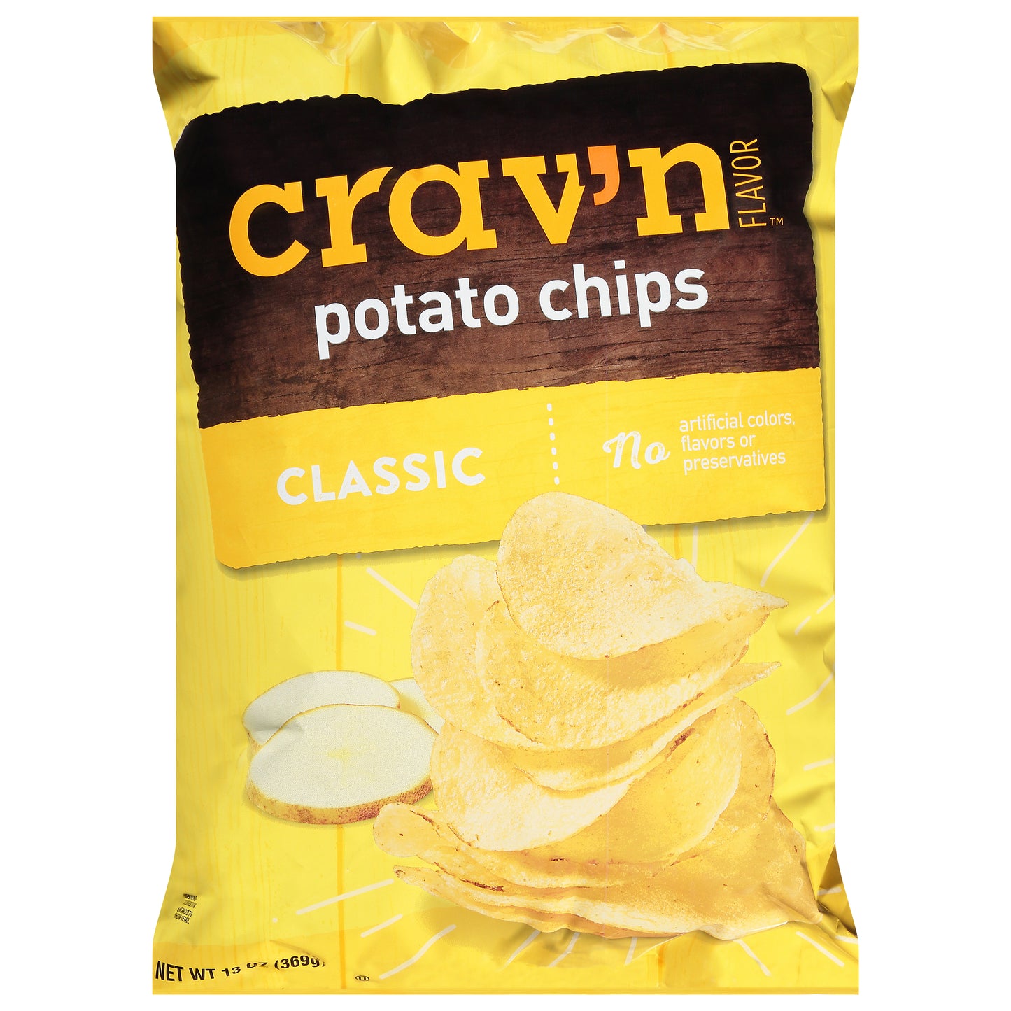 Crav'n Flavor Classic Potato Chips 13 oz
