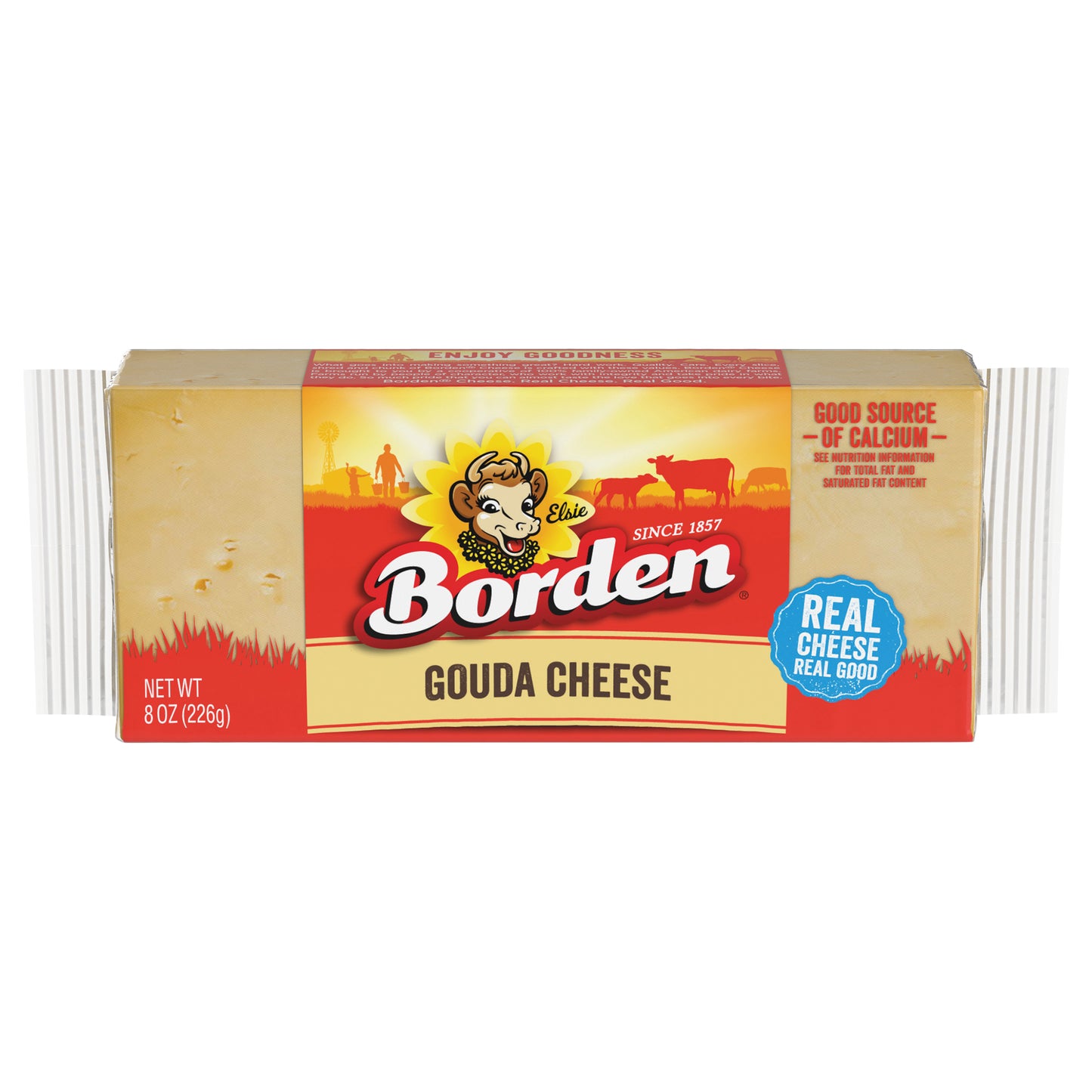Borden Gouda Chunk, 8 oz