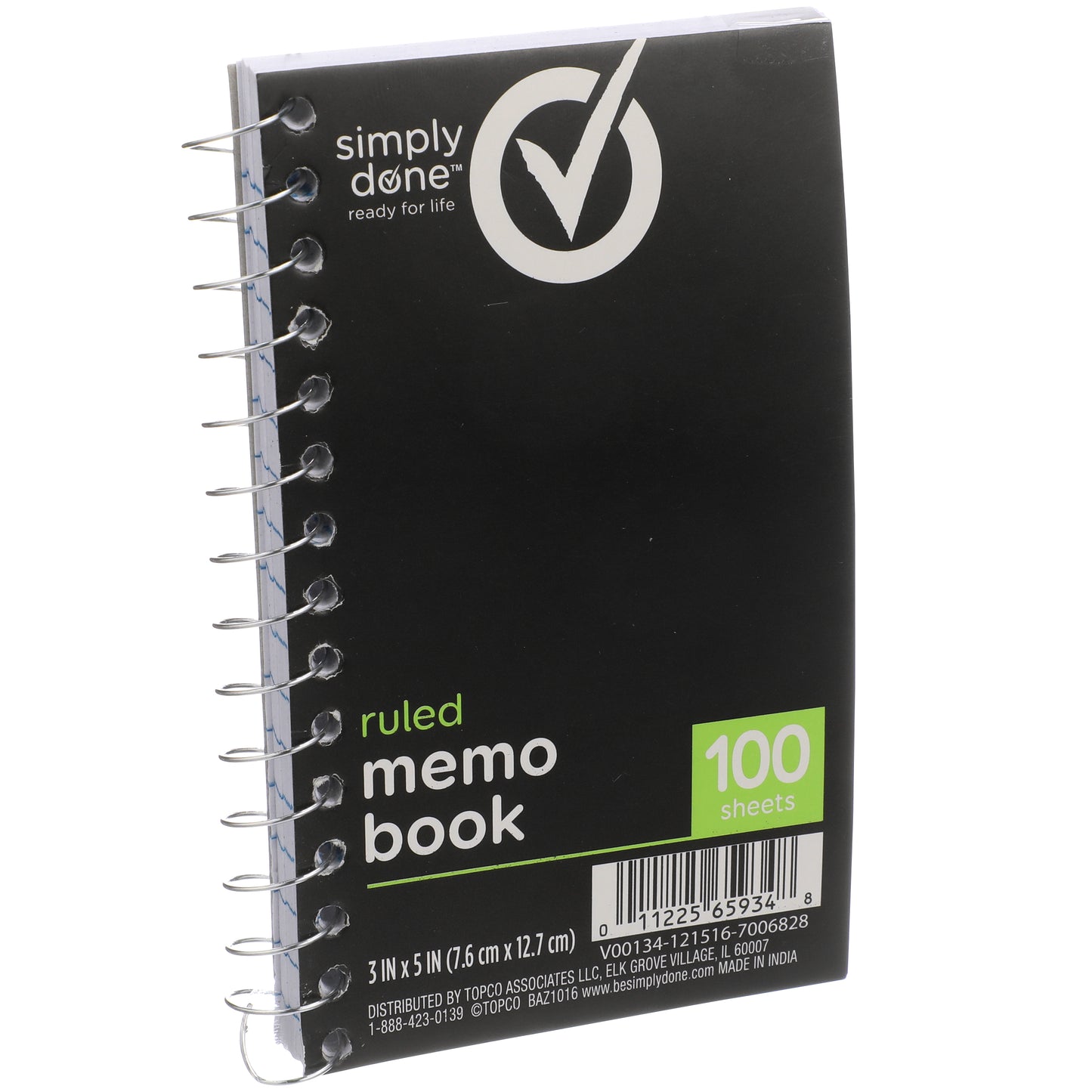 Ruled Memo Book
