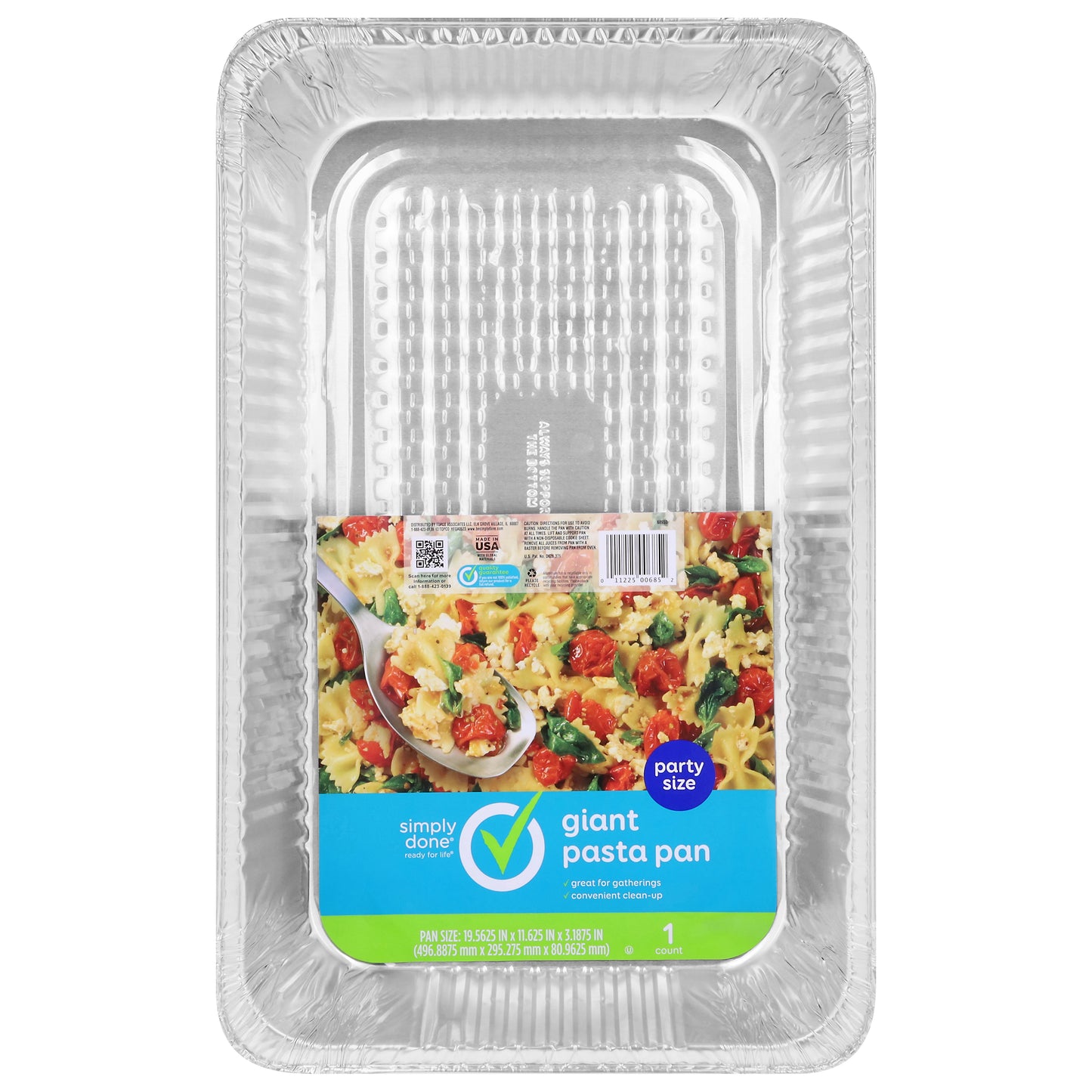 Simply Done Giant Pasta Pan Party Size 1 ea