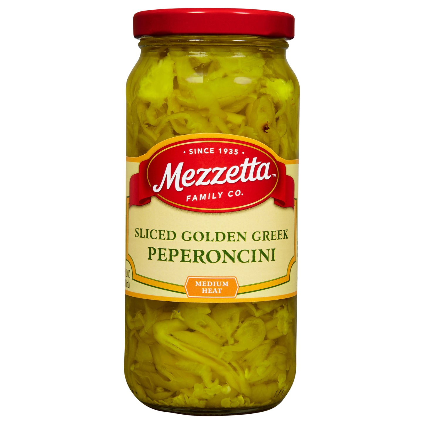 Mezzetta Sliced Golden Greek Peperoncini, 16 fl oz