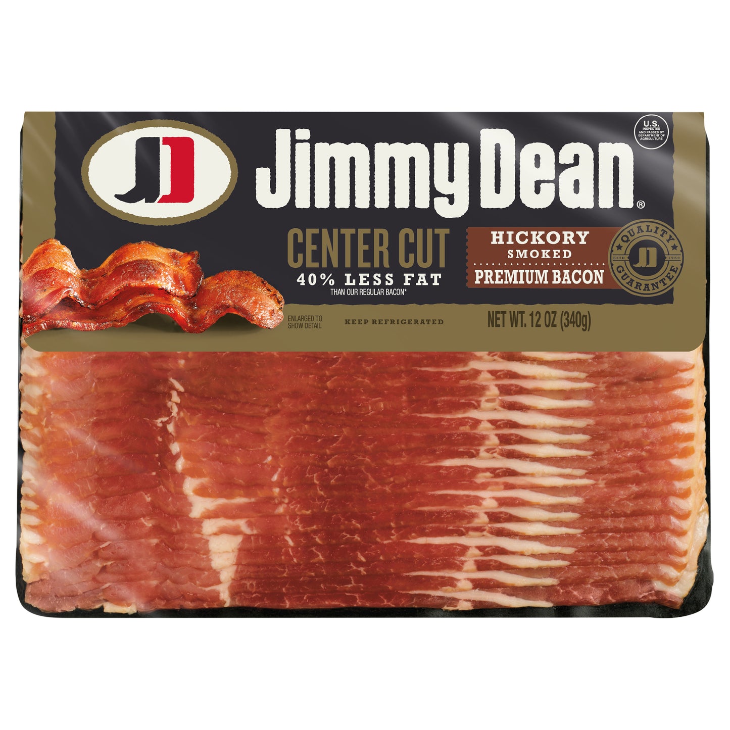 Hickory Smoked Premium Bacon Center Cut