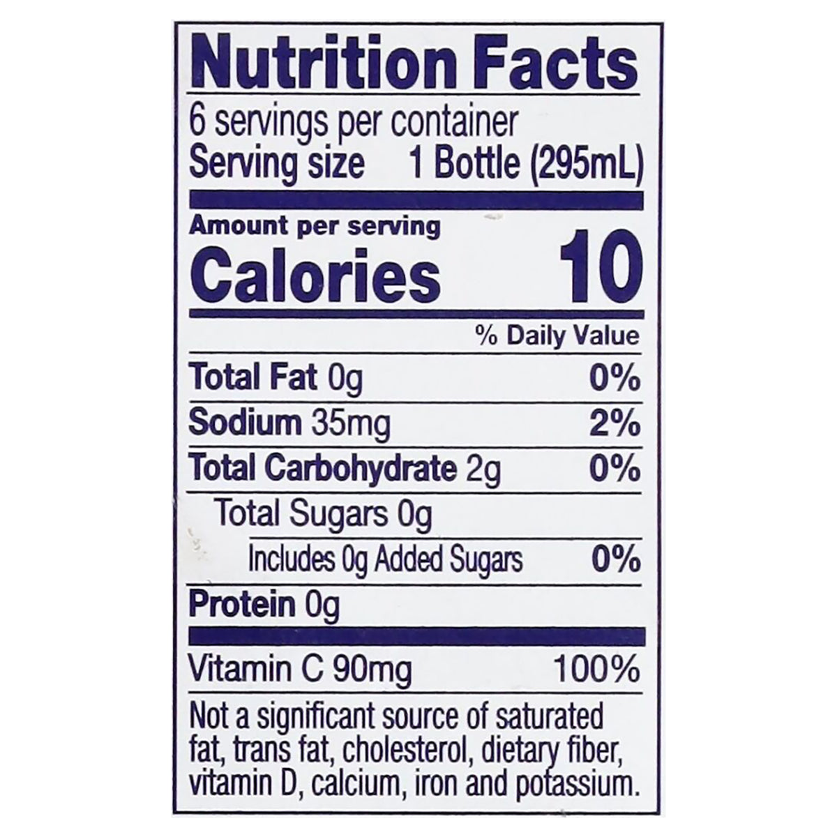 Welch's Zero Sugar Concord Grape Drink 6 - 10 fl oz Bottles