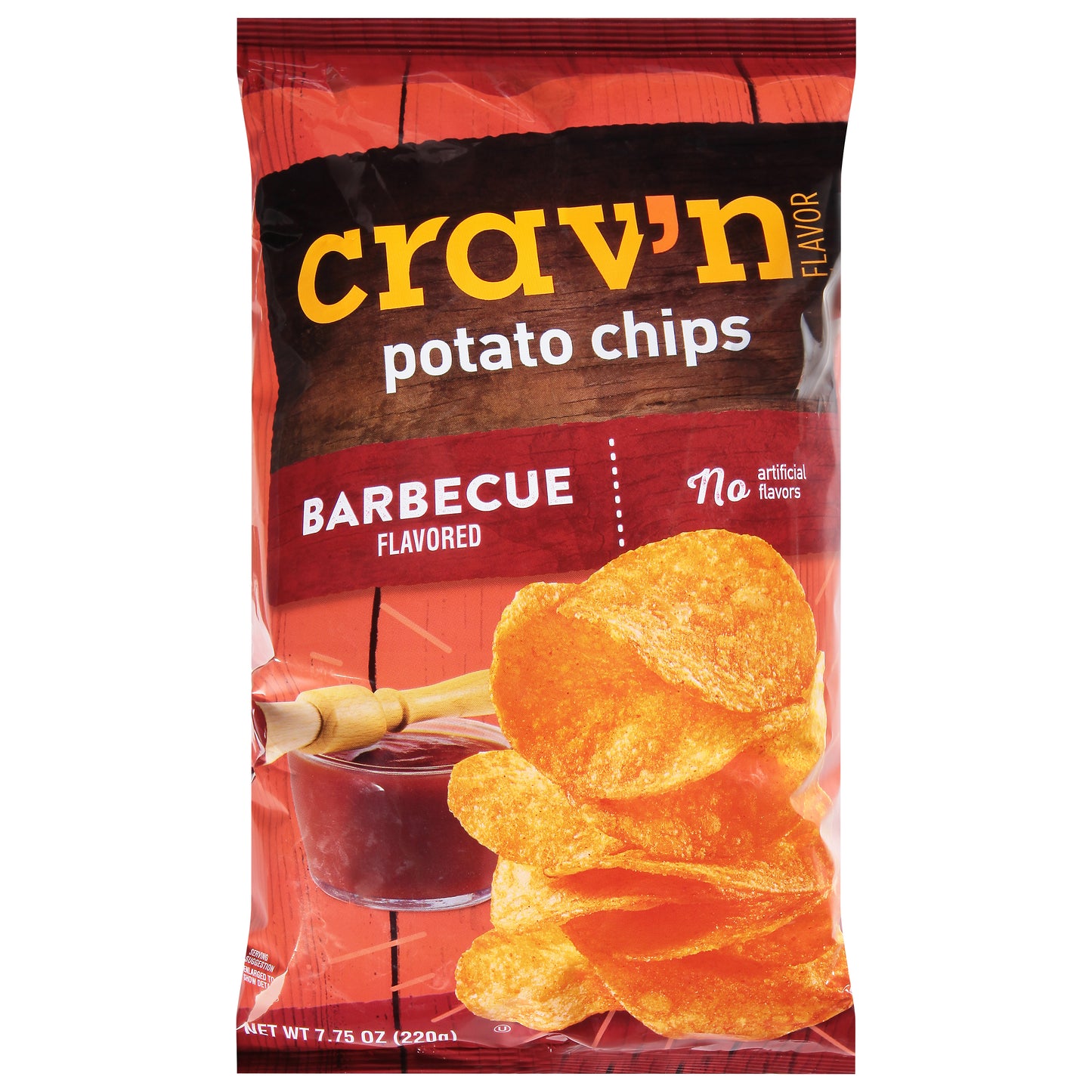 Crav'n Flavor Barbecue Flavored Potato Chips 7.75 oz
