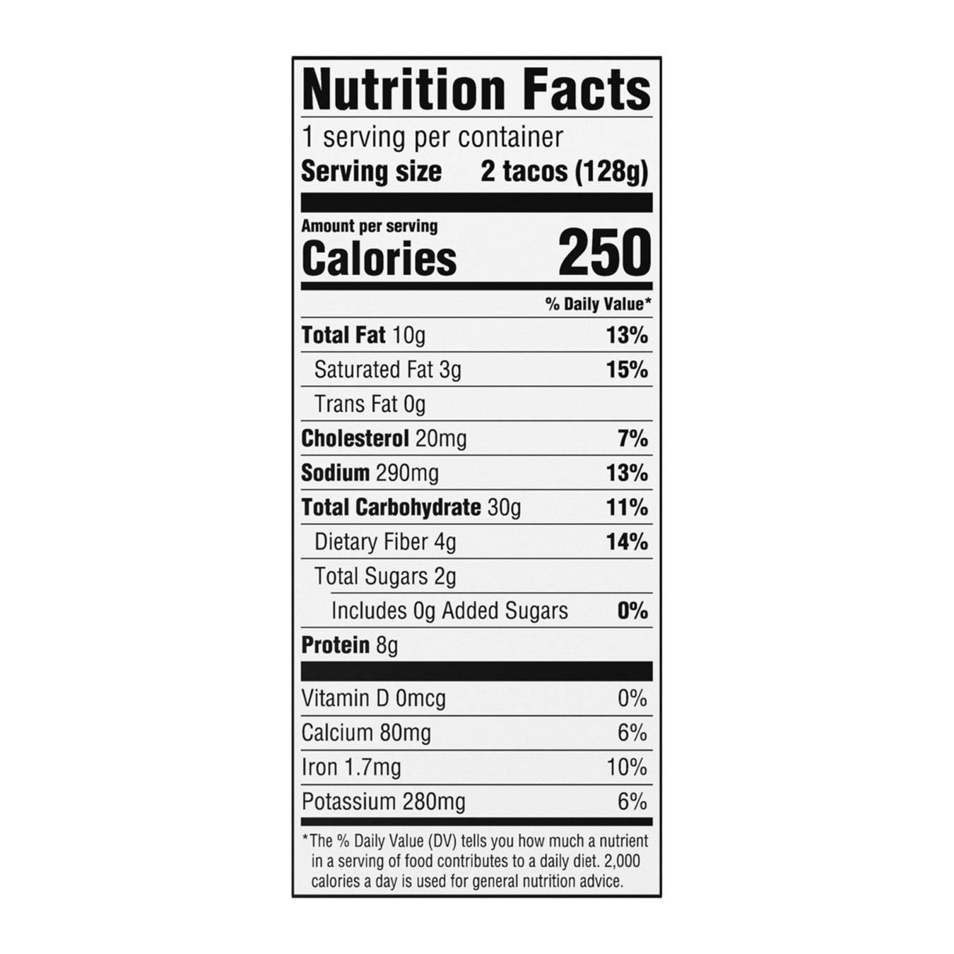 Crav'n Flavor Chorizo Tacos 2 ea