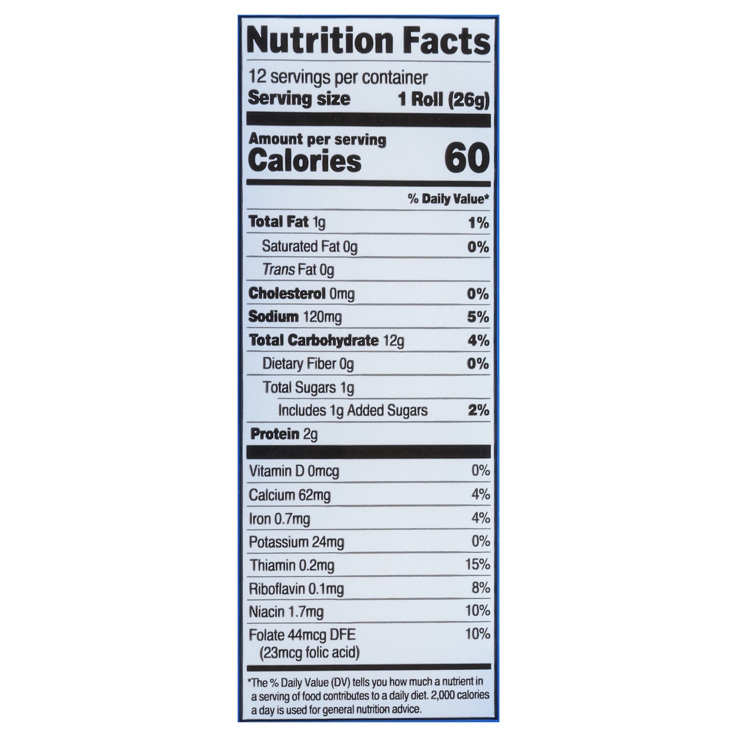 Lewis Bake Shop Brown 'N Serve Rolls 12 Pack