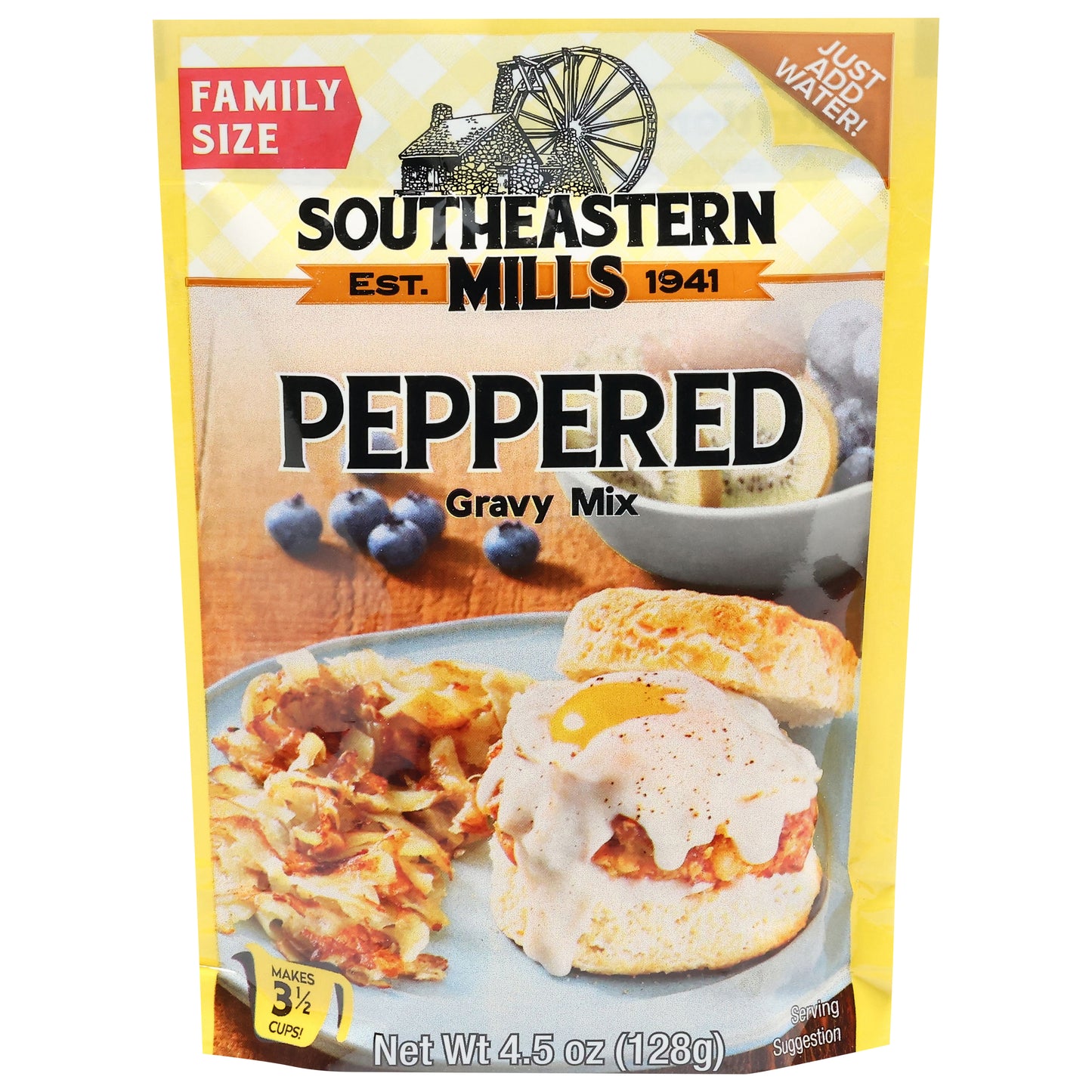 Southeastern Mills Peppered Gravy Mix Family Size 4.5 oz