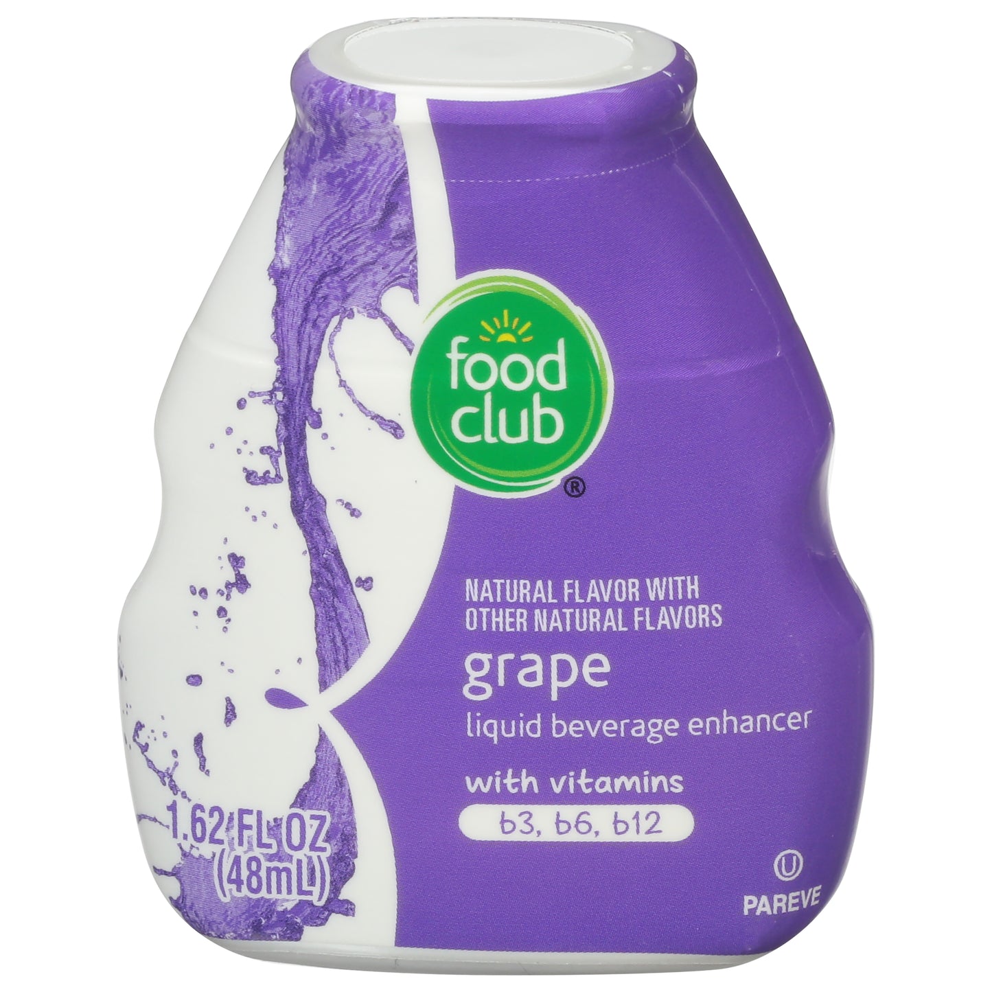 Food Club Grape Liquid Beverage Enhancer 1.62 fl oz