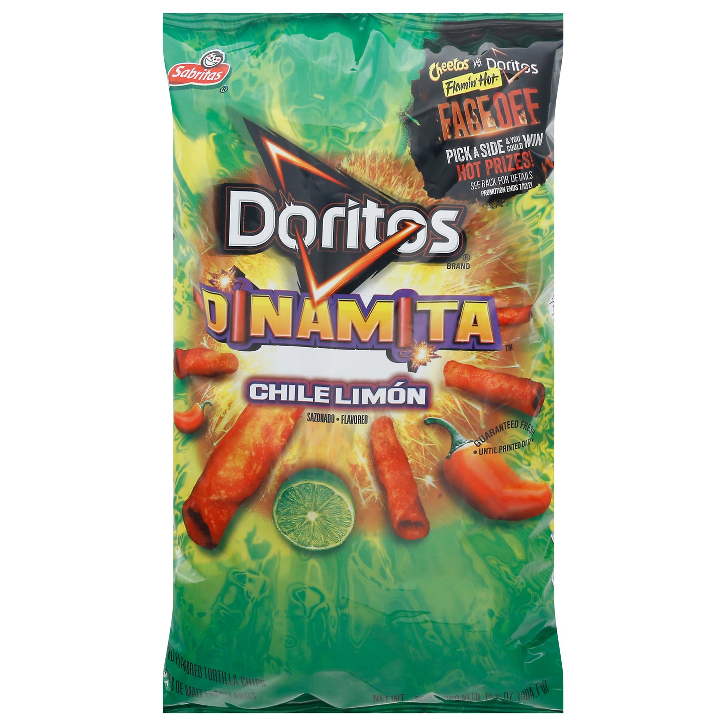 Doritos Dinamita Chile Limon Tortilla Chips 10.75 oz