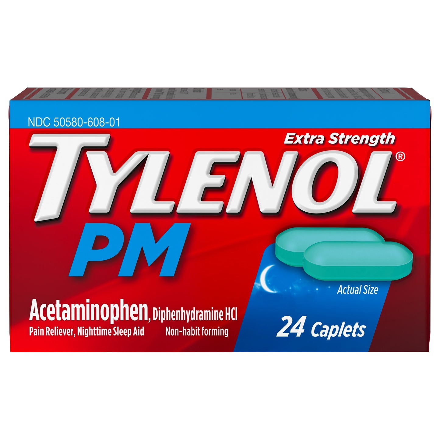 Tylenol PM Extra Strength Caplets, 24 Count