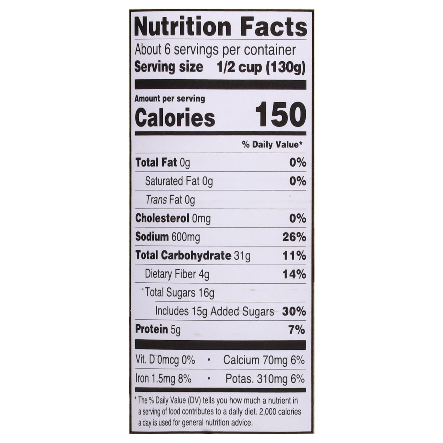 Saucy Spoon Sweet Hickory Flavor Baked Beans 28 oz