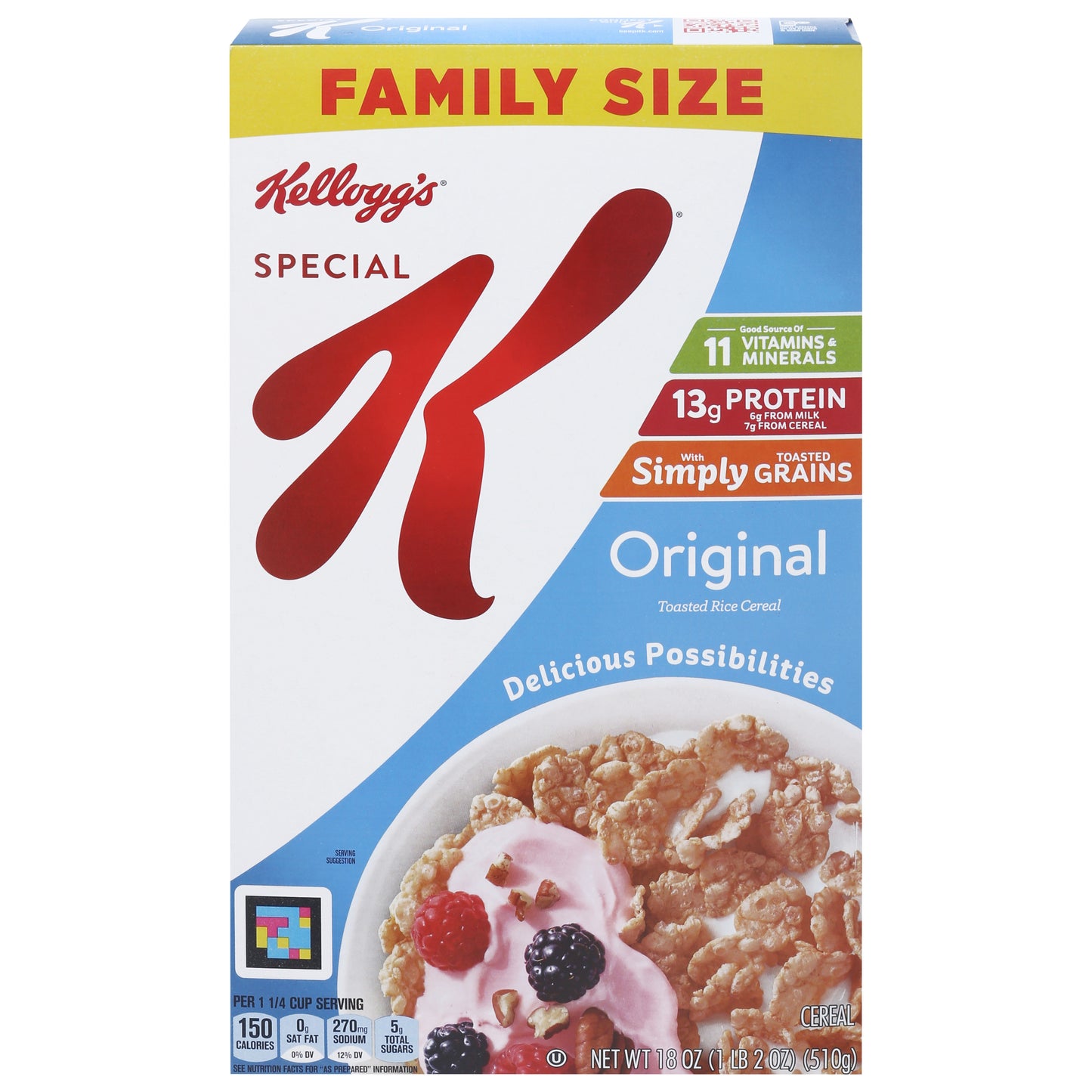 Special K Original Cereal Family Size 18 oz