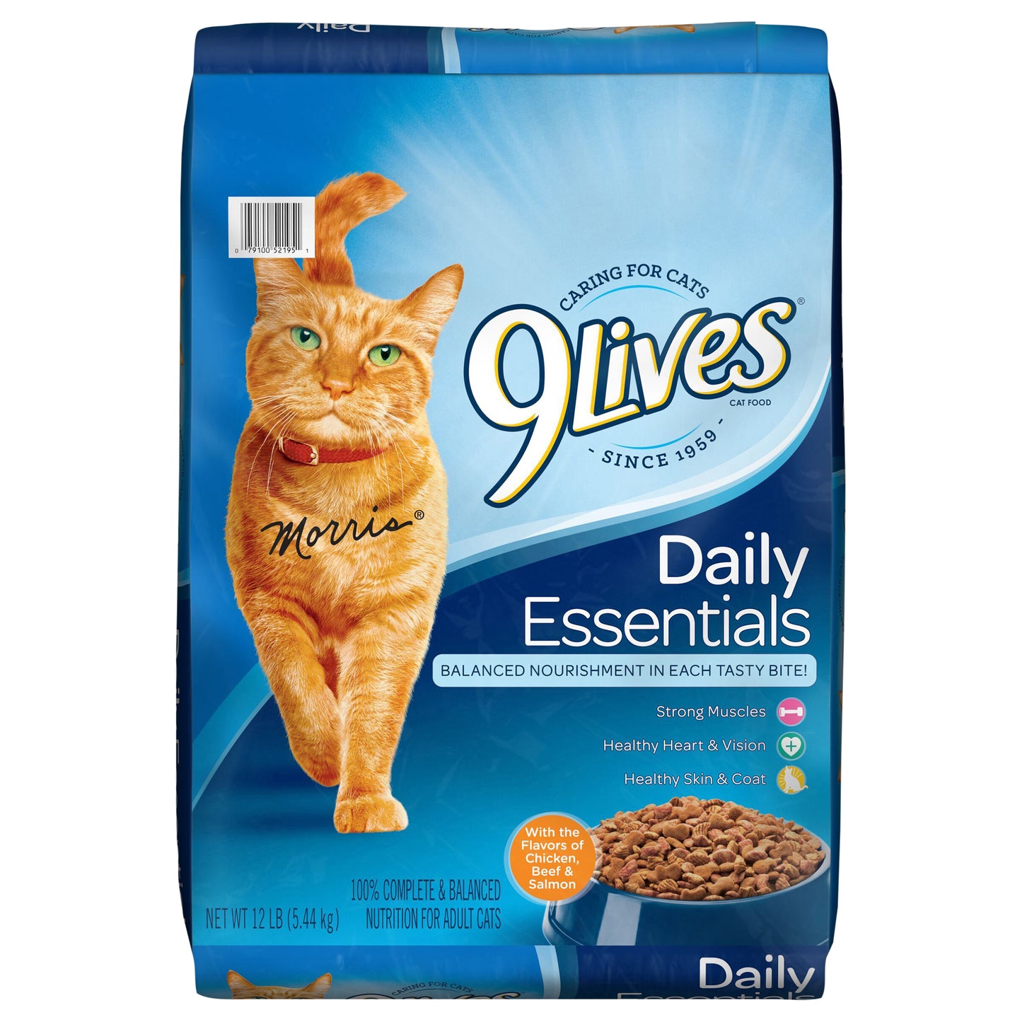9Lives Daily Essentials Dry Cat Food, 12 lb. Bag