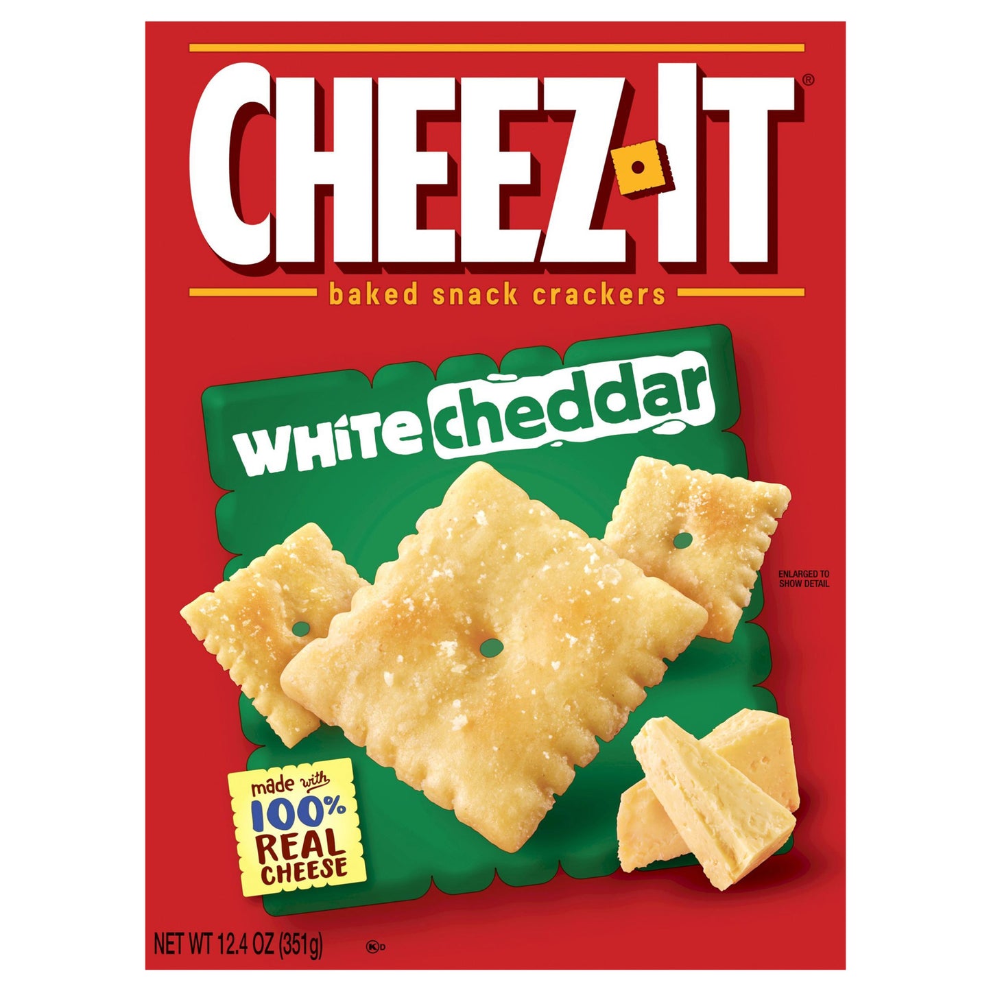 Cheez-It® White Cheddar Cheese Crackers - NET WT 12.4 0Z (351g)