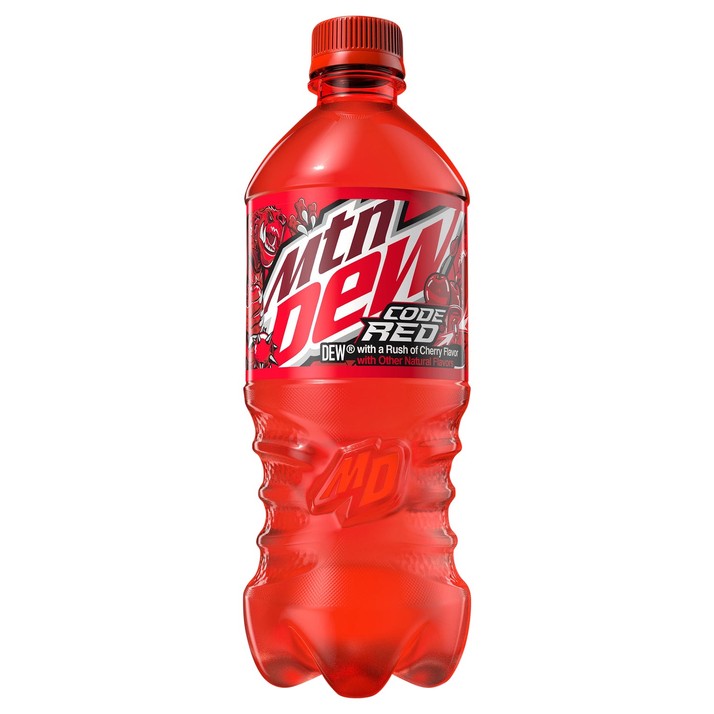 Mtn Dew Code Red DEW With A Rush Of Cherry 20 Fl Oz