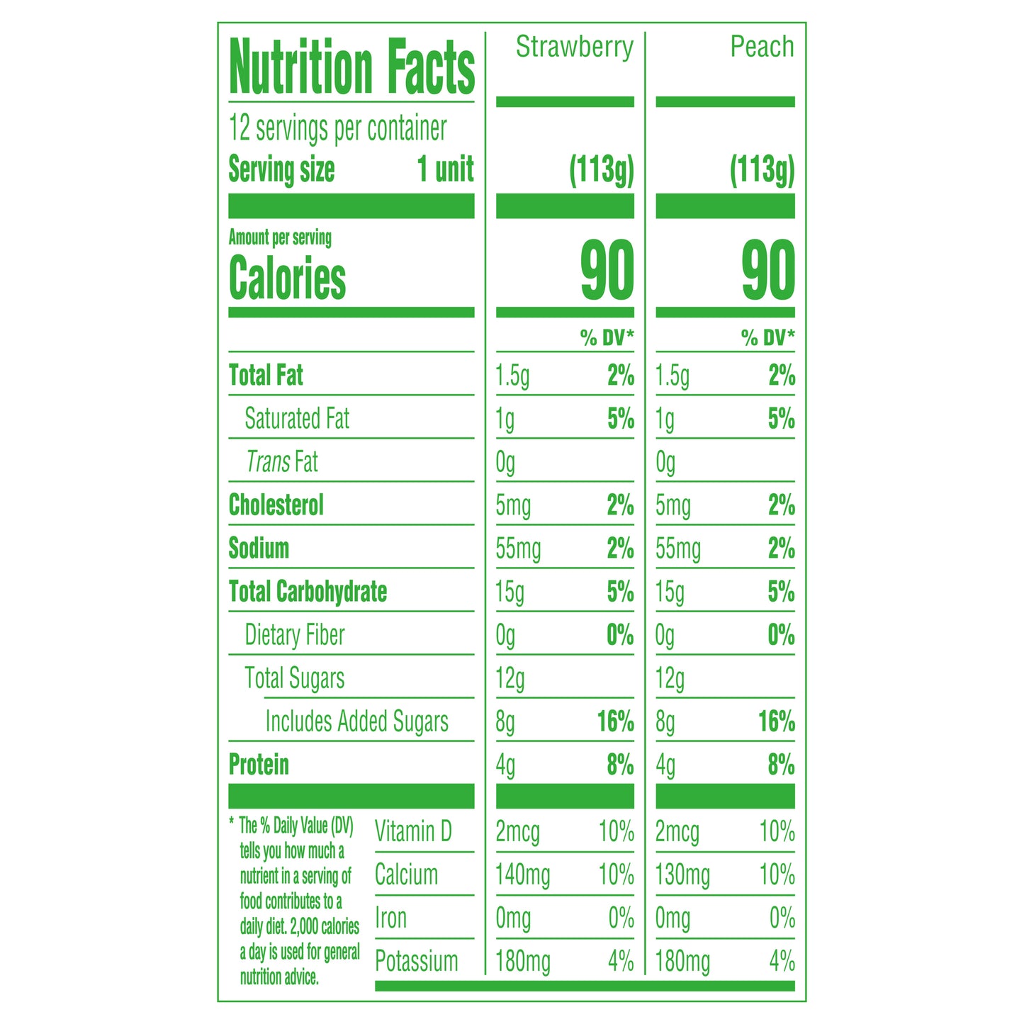 Activia Peach and Strawberry Probiotic Yogurt, Lowfat Yogurt Cups, 4 OZ, 12 Ct