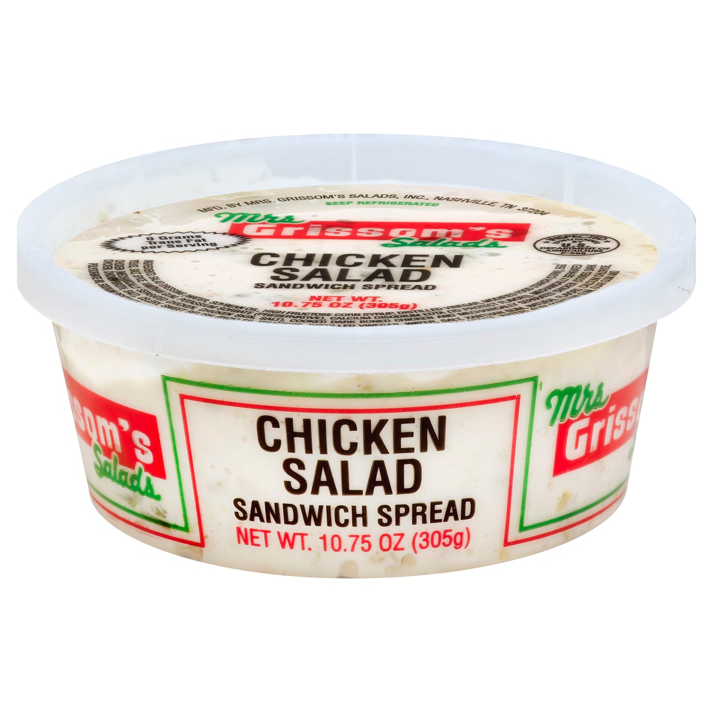 Mrs Grissoms Salads Sandwich Spread 10.75 oz