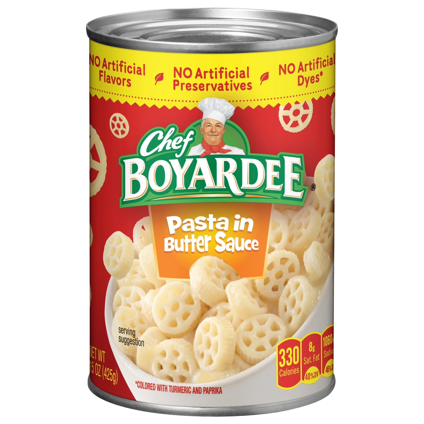 Chef Boyardee Pasta in Butter Sauce, 15 Ounce