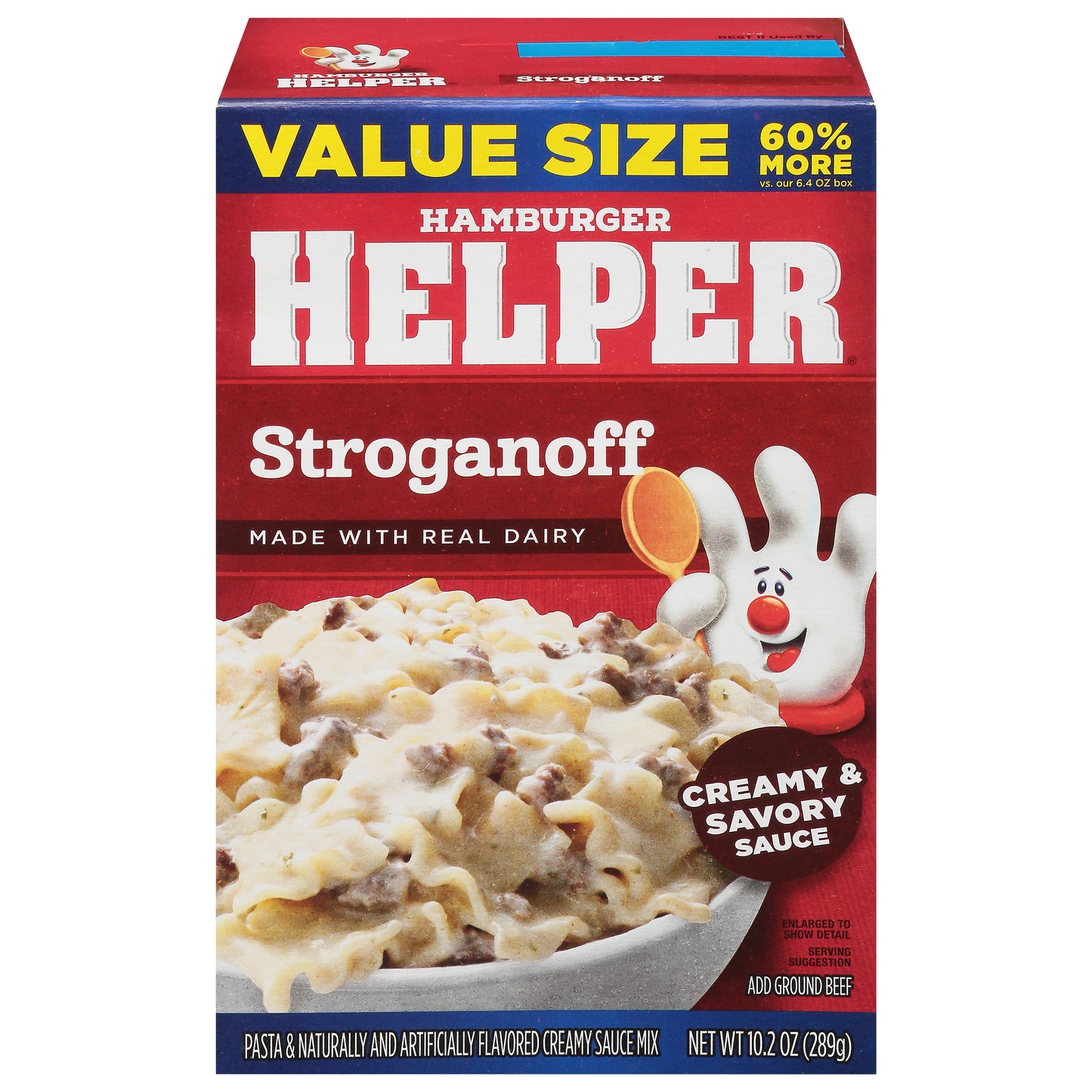 Hamburger Helper Creamy & Savory Sauce Stroganoff Value Size 10.2 oz