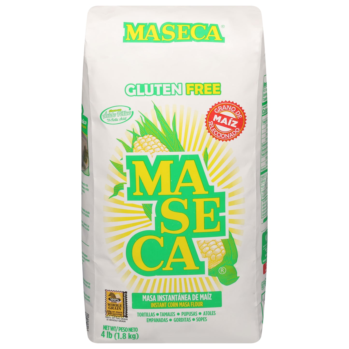 MASECA Traditional Instant Corn Masa Flour 4 Lb