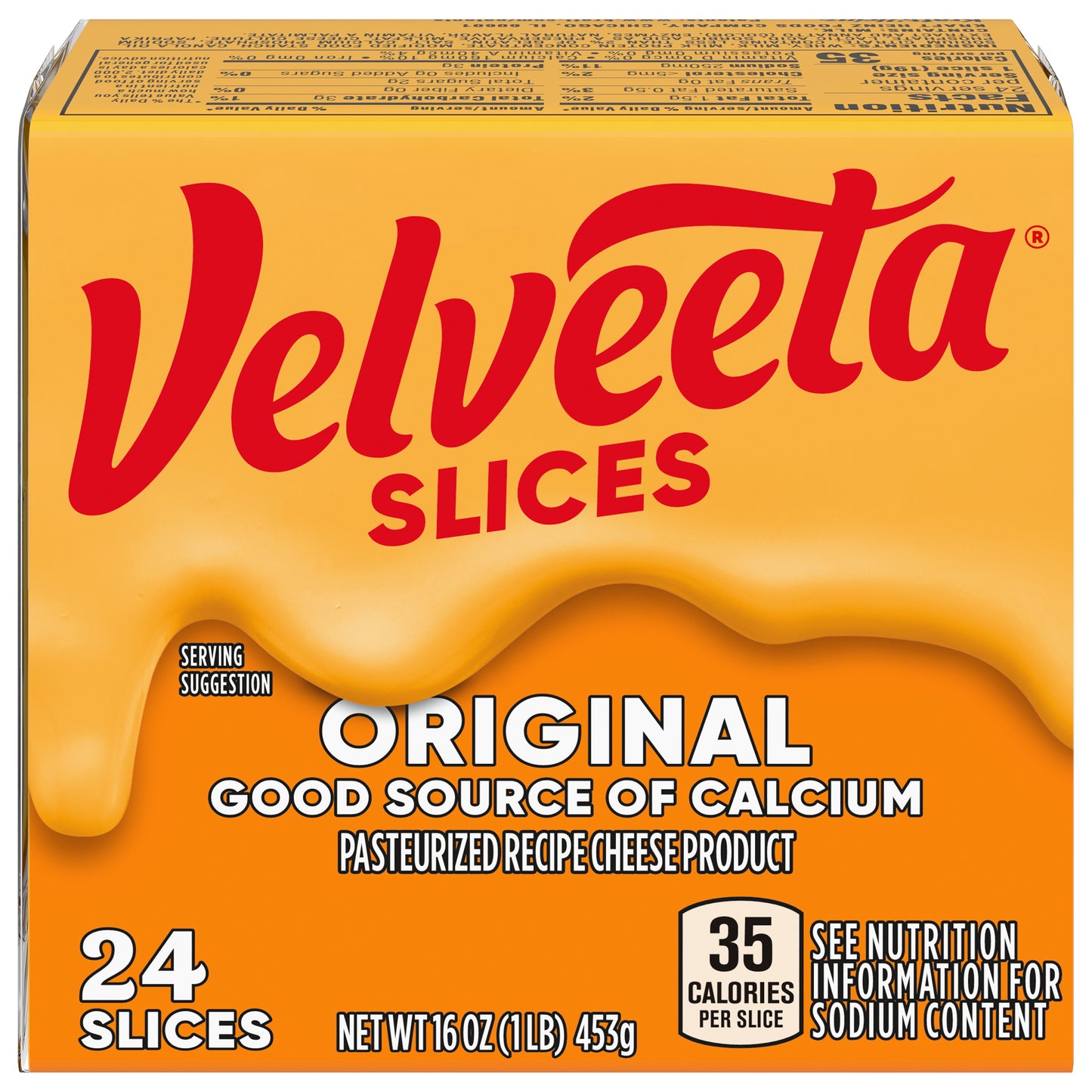 Velveeta Original Cheese Slices 24 ea