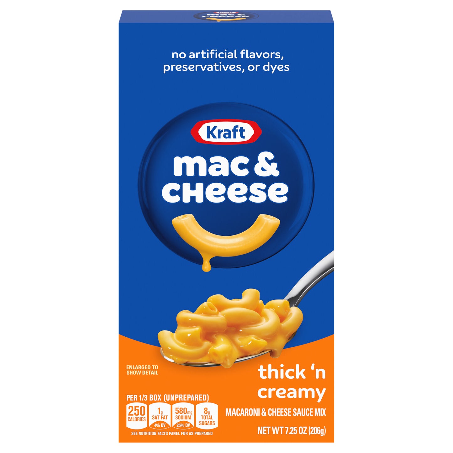 Kraft Thick 'n Creamy Macaroni and Cheese Dinner, 7.25 oz Box