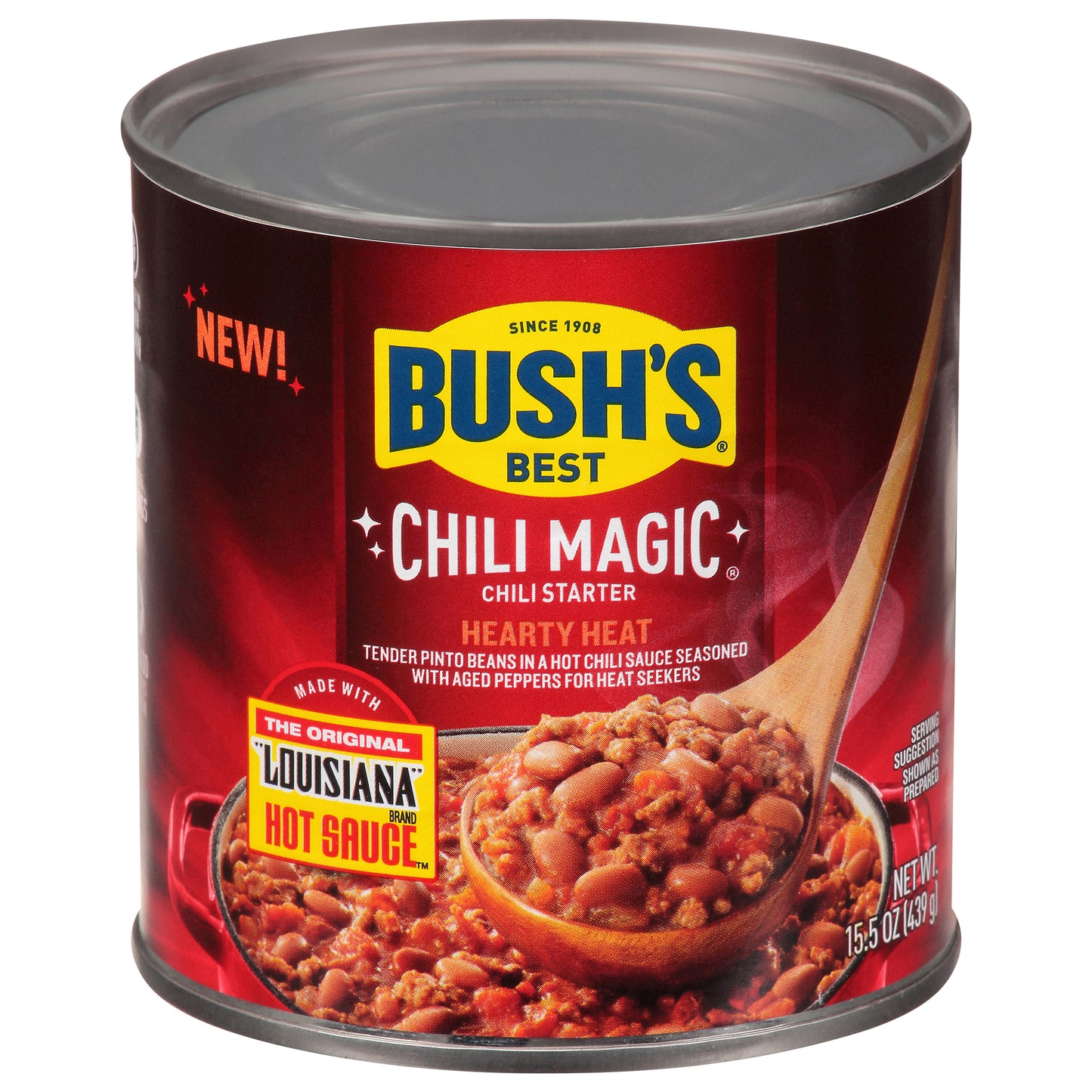 Bush's Chili Magic Hearty Heat 15.5 oz