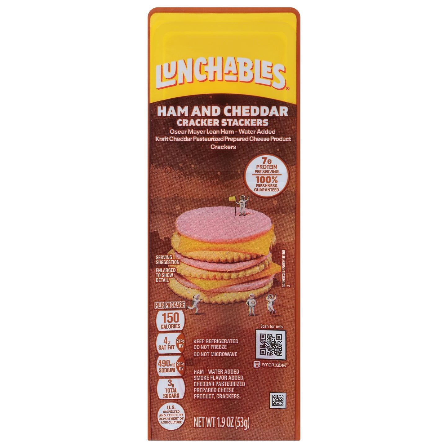 Lunchables Ham & Cheddar Cracker Stackers 1.9 oz