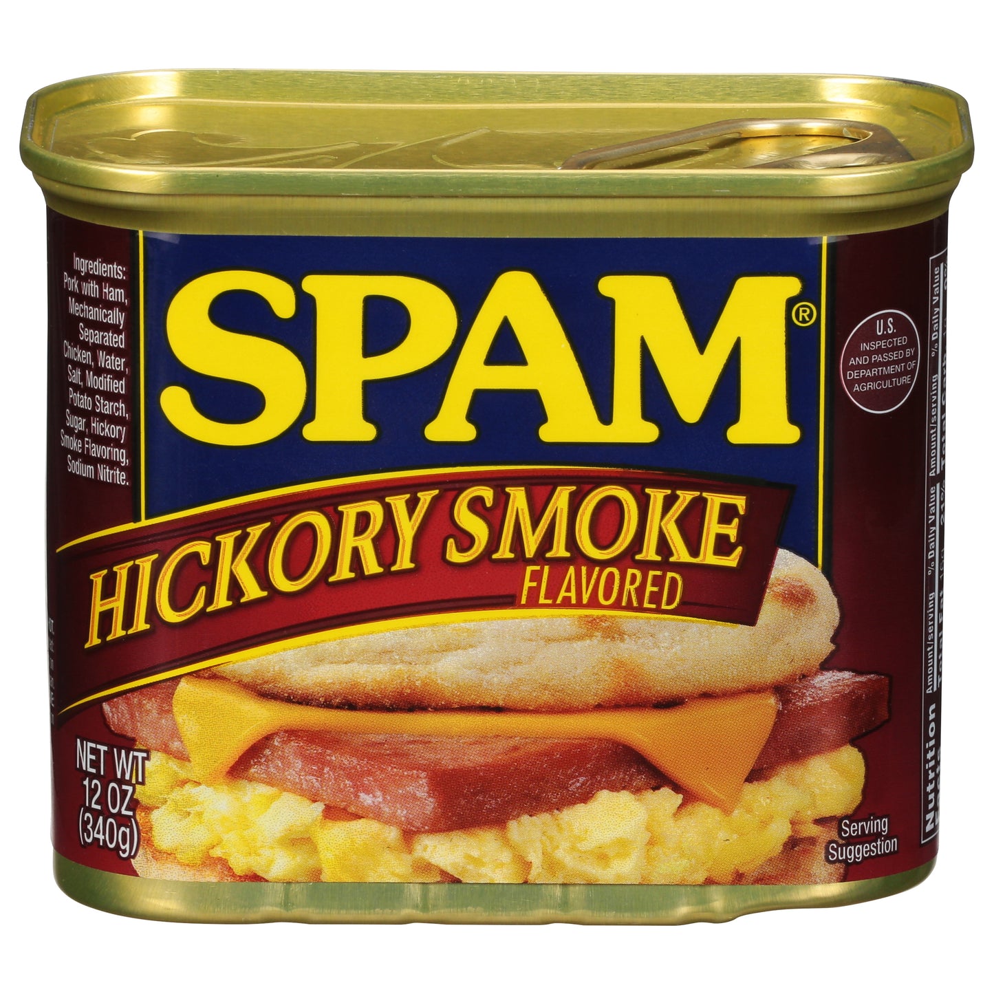 Spam Hickory Smoke Flavored Luncheon Meat 12 oz