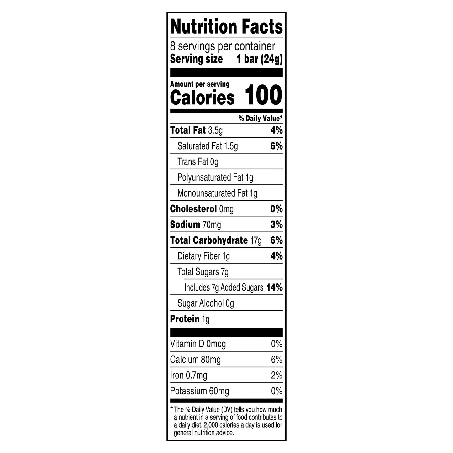 Quaker Chewy Granola Bars Chocolate Chip 0.84 Oz 8 Count
