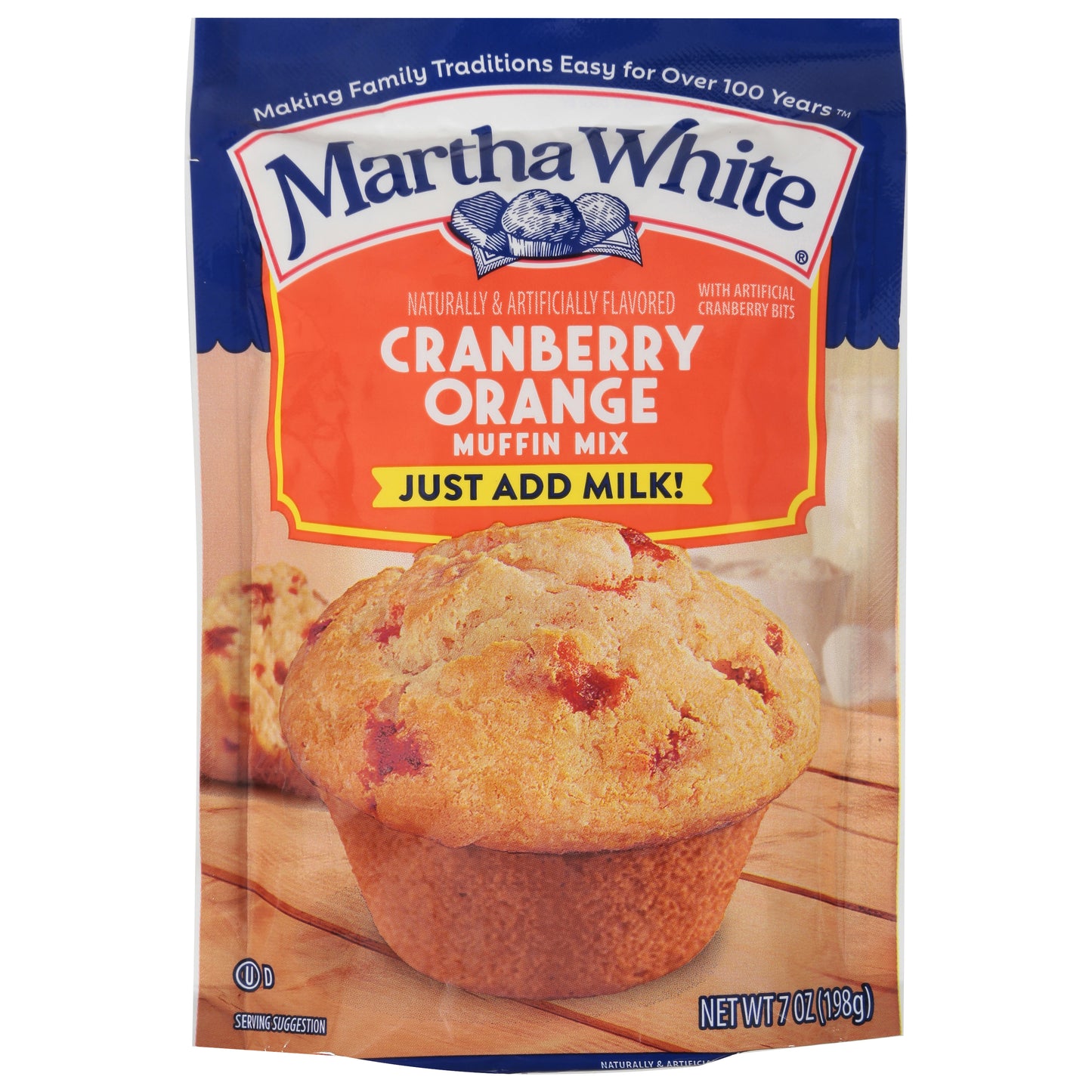 Martha White Cranberry Orange Muffin Mix 7 oz