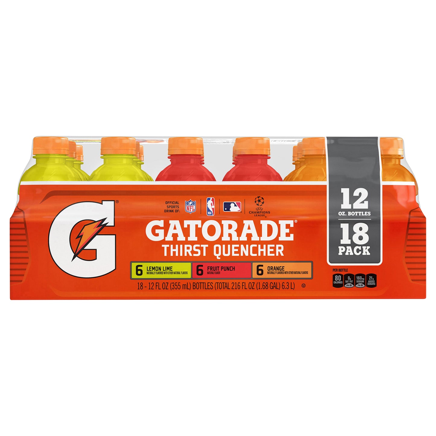 Gatorade Thirst Quencher Variety Pack 12 Fl Oz, 18 Ct