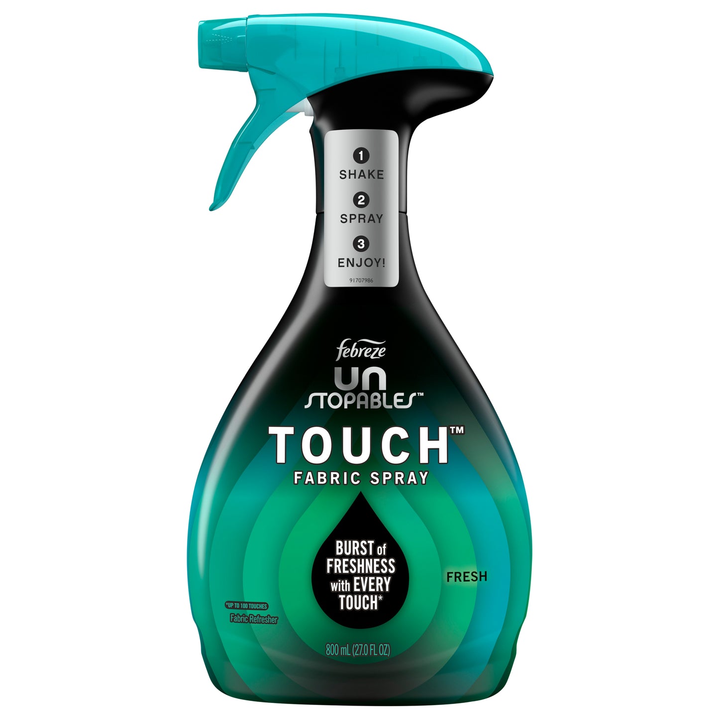Febreze Unstopables Touch Fabric Spray and Odor Eliminator, Fresh, 27 oz